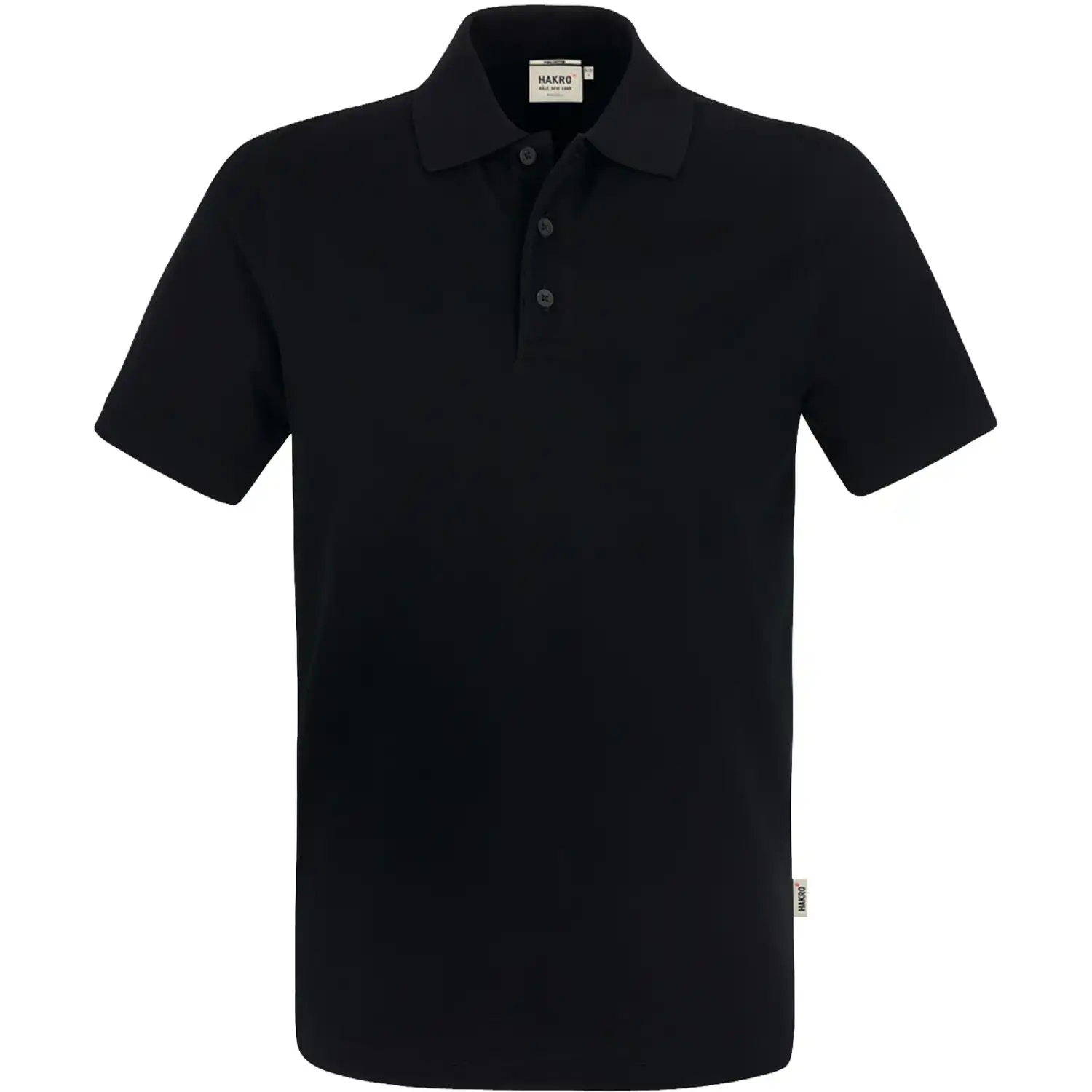 Premium Poloshirt "PIMA-COTTON" 801 in schwarz, M - Bild 1