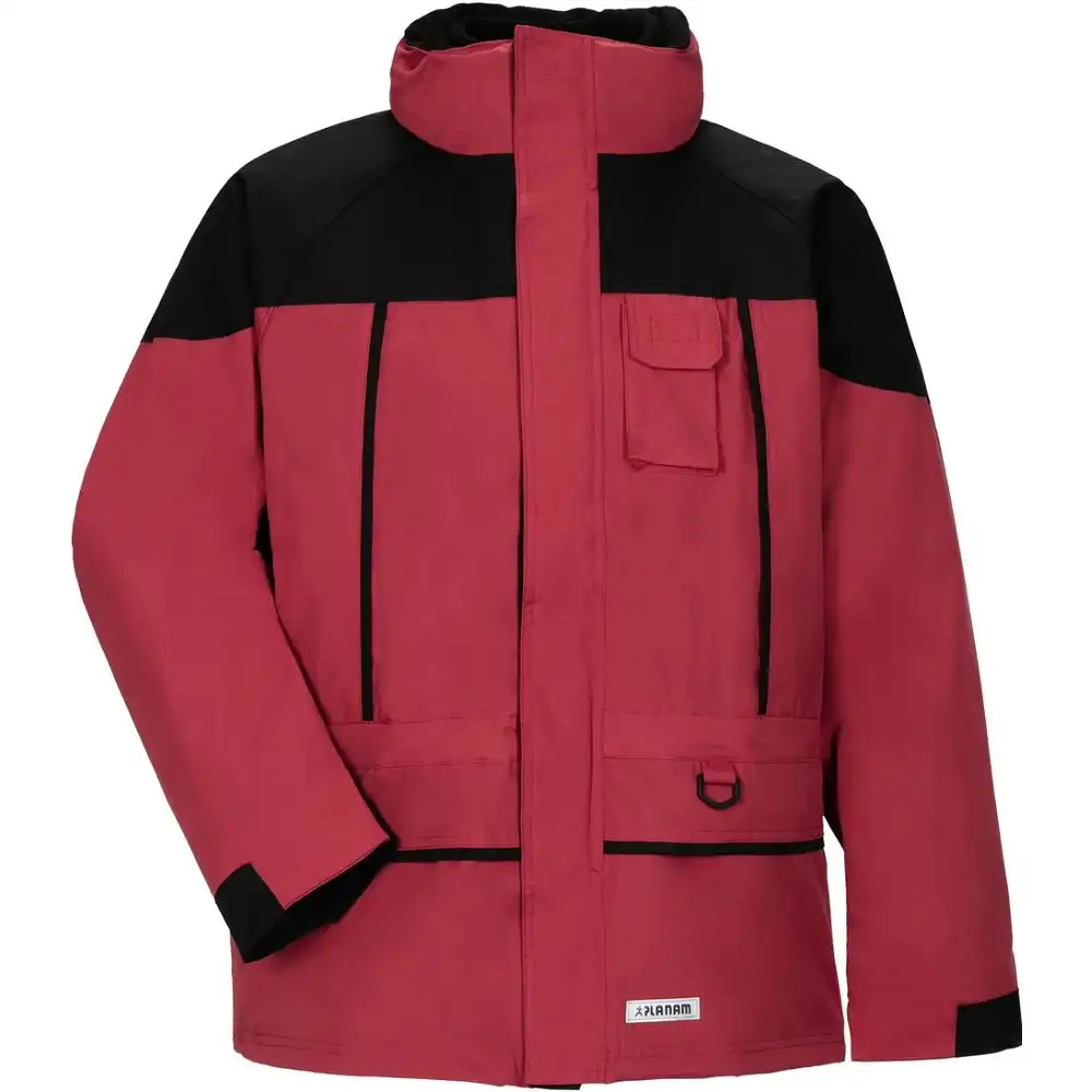Winter Funktionsjacke "TWISTER" 3in1 in rot/schwarz, L - Thumbnail 1
