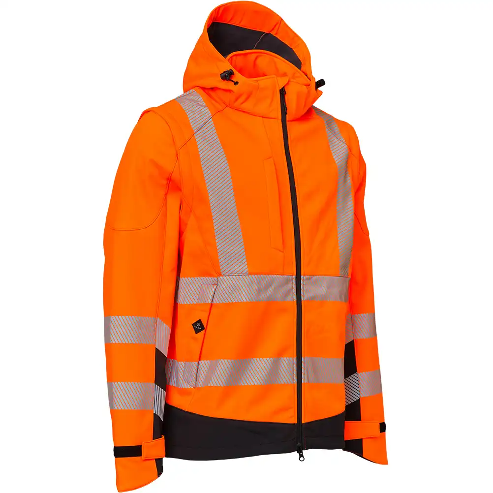 Warnschutz Softshelljacke 2-in-1 "117300R" Visible Xtreme in orange/schwarz, XS - Thumbnail 1