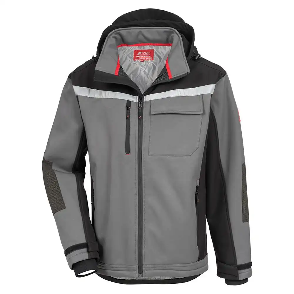 Softshelljacke "MOTION TEX PLUS" in grau, L - Bild 1