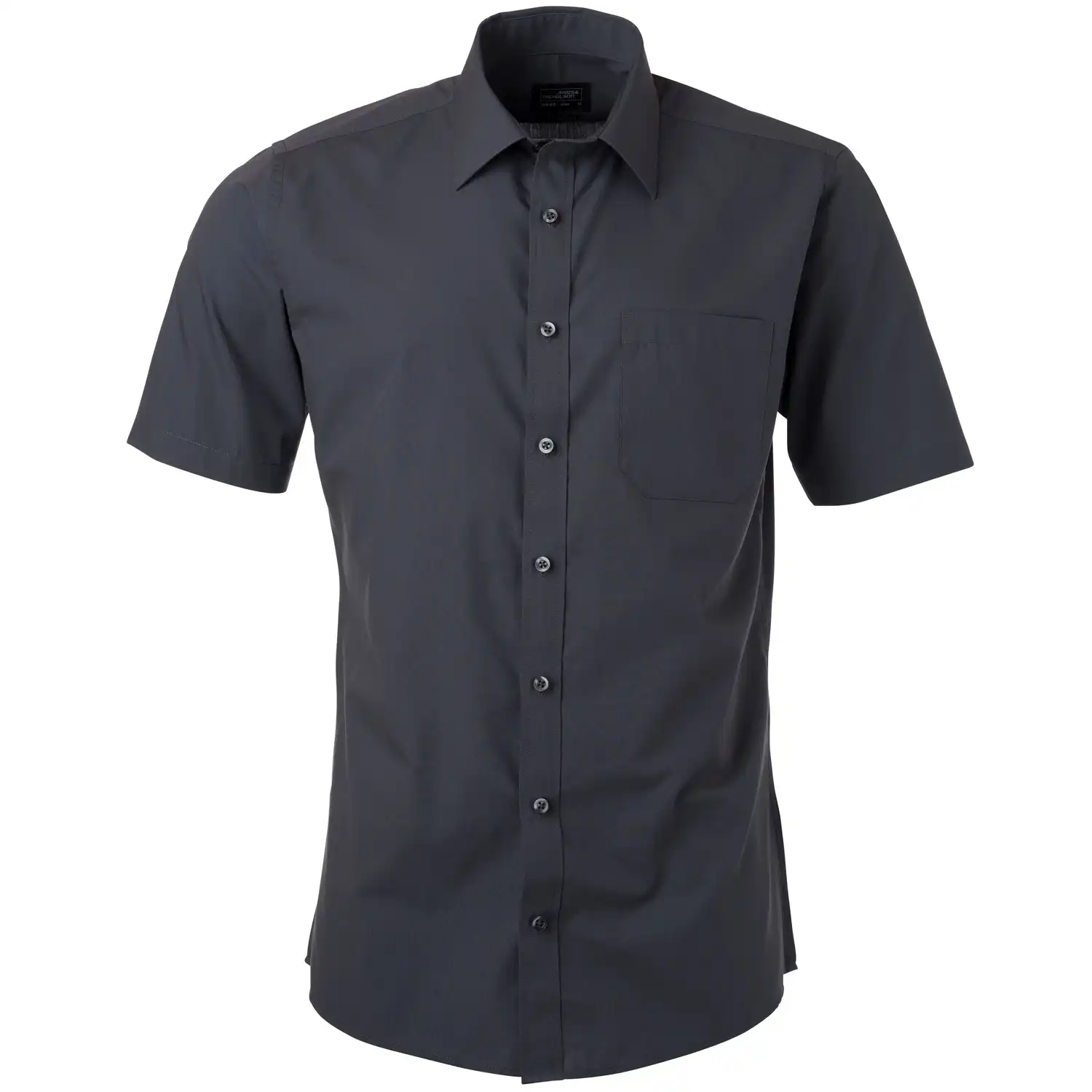 Kurzarm Hemd "JN680" in carbon, XXL - Bild 1