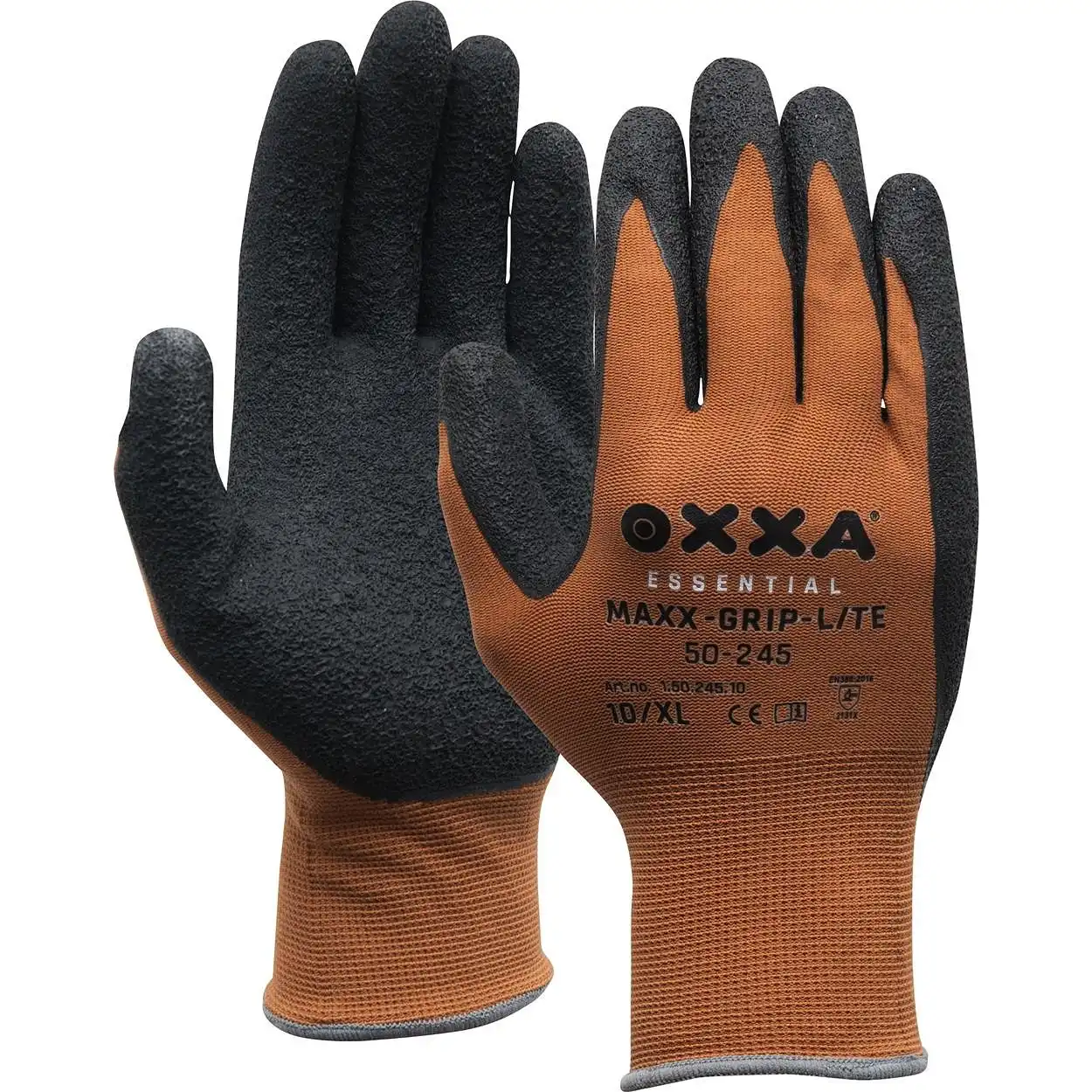 Latex Montagehandschuhe Maxx-Grip-Lite 50-245 in 9 (L) - Bild 1