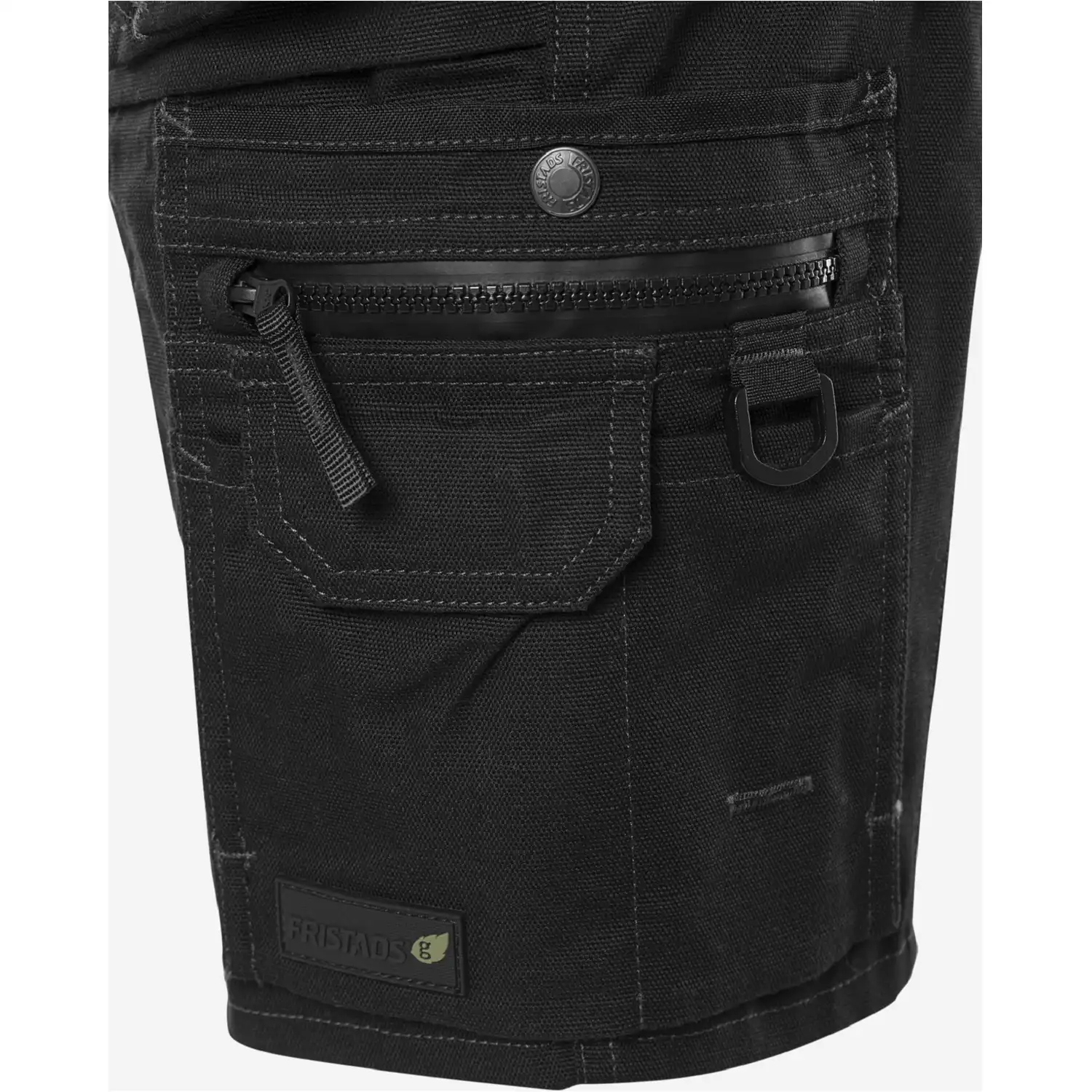 Stretch Handwerkershorts "2532 GCYD" Alnaryd schwarz in C56 - Thumbnail 4