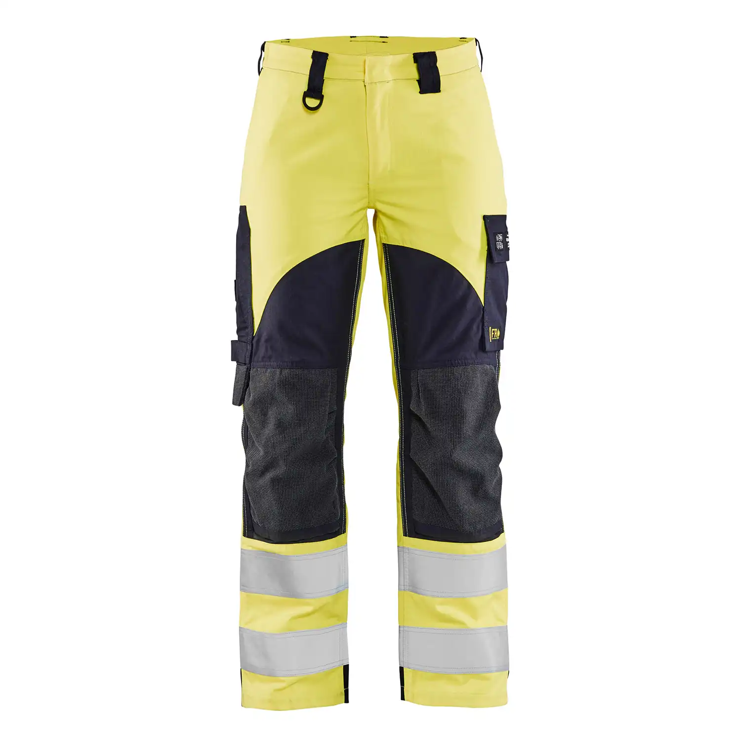 Damen Multinorm Bundhose "7189" gelb/marine in C44 - Thumbnail 1