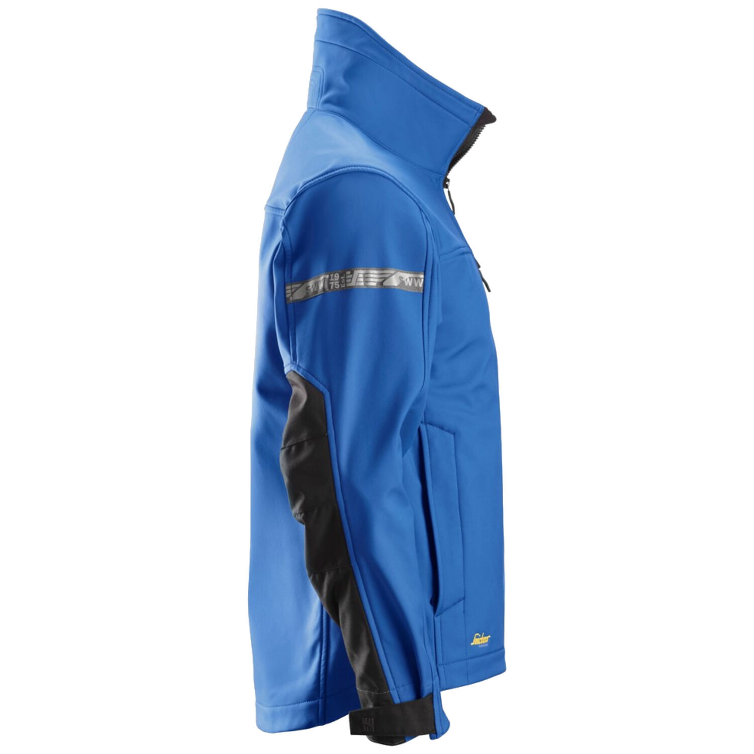 Softshelljacke "AllroundWork" in blau/schwarz, L - Thumbnail 4