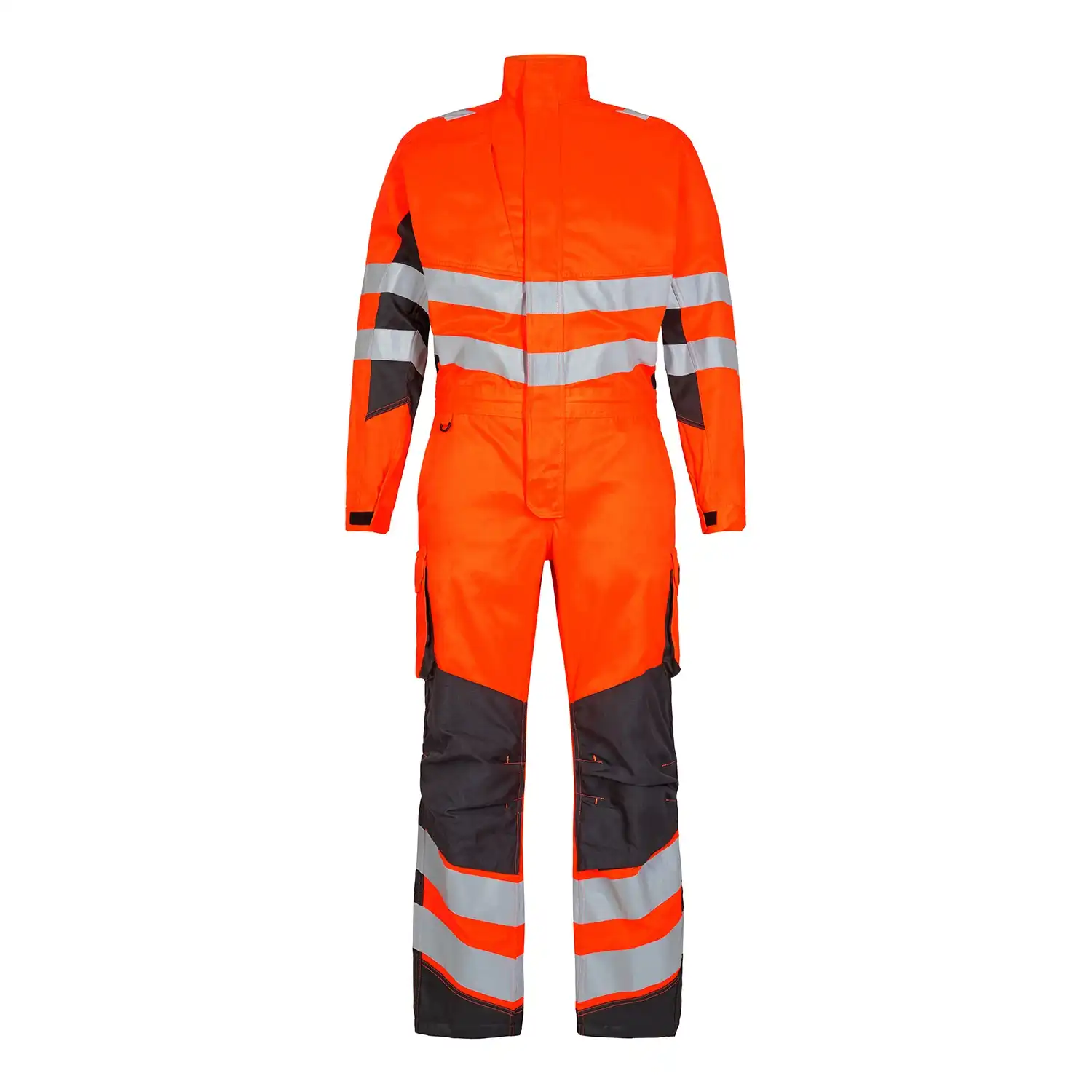 Warnschutz Overall "4545-319" Safety Kl. 3 in orange/grau, 6XL - Thumbnail 1
