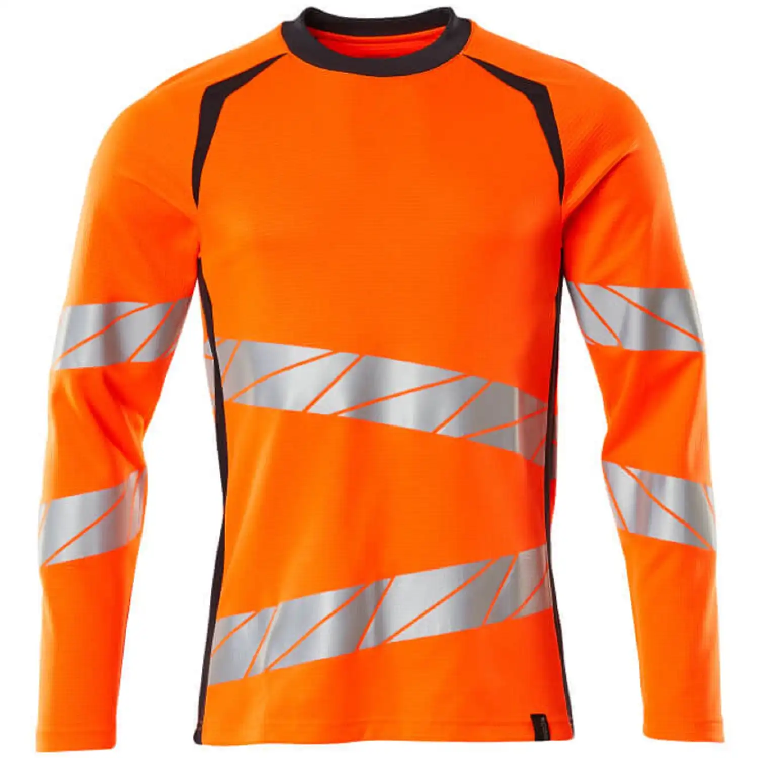 Warnschutz Langarmshirt "ACCELERATE SAFE" UV-Schutz in orange/schwarzblau, 3XL - Thumbnail 1