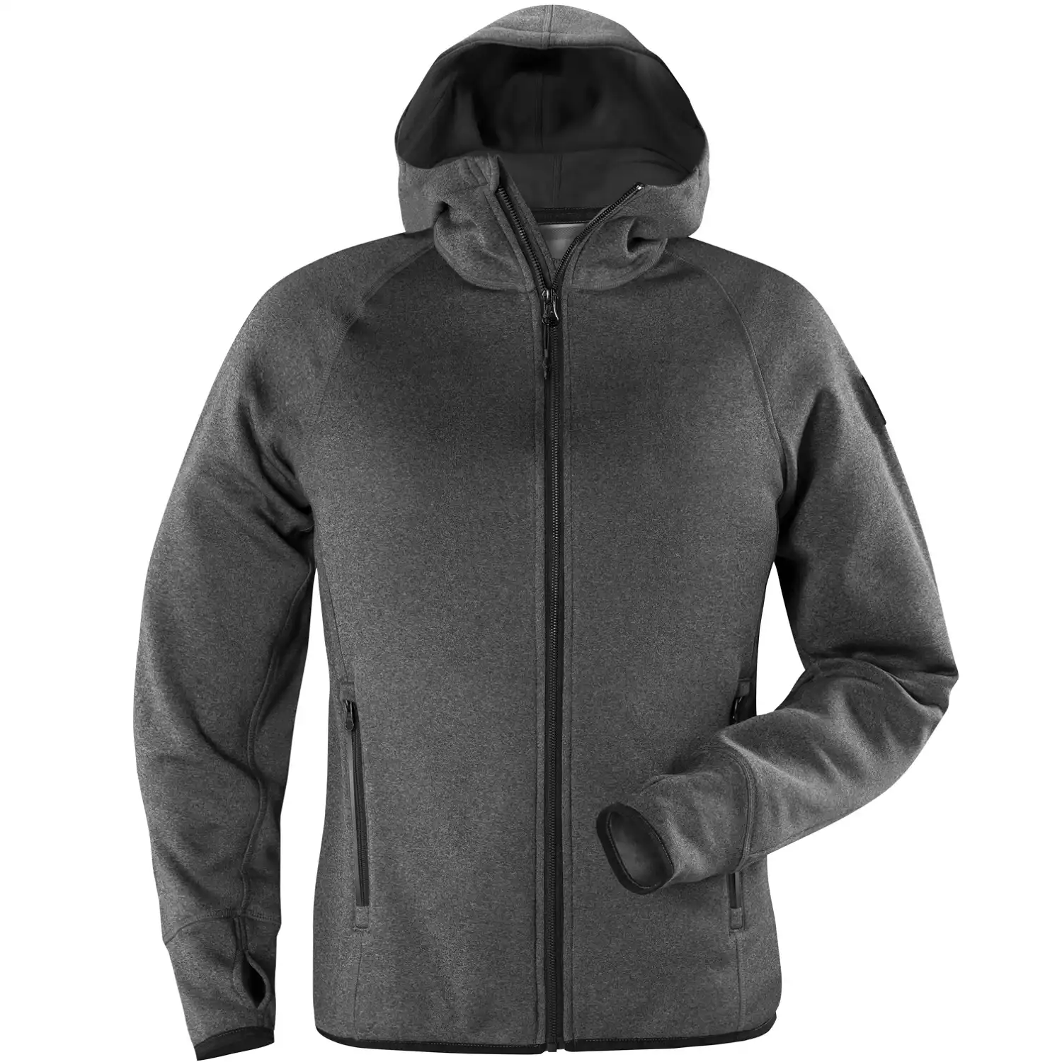 Damen Polartec-Hoodie "CALCIUM" Outdoor in anthrazit, XS - Thumbnail 1