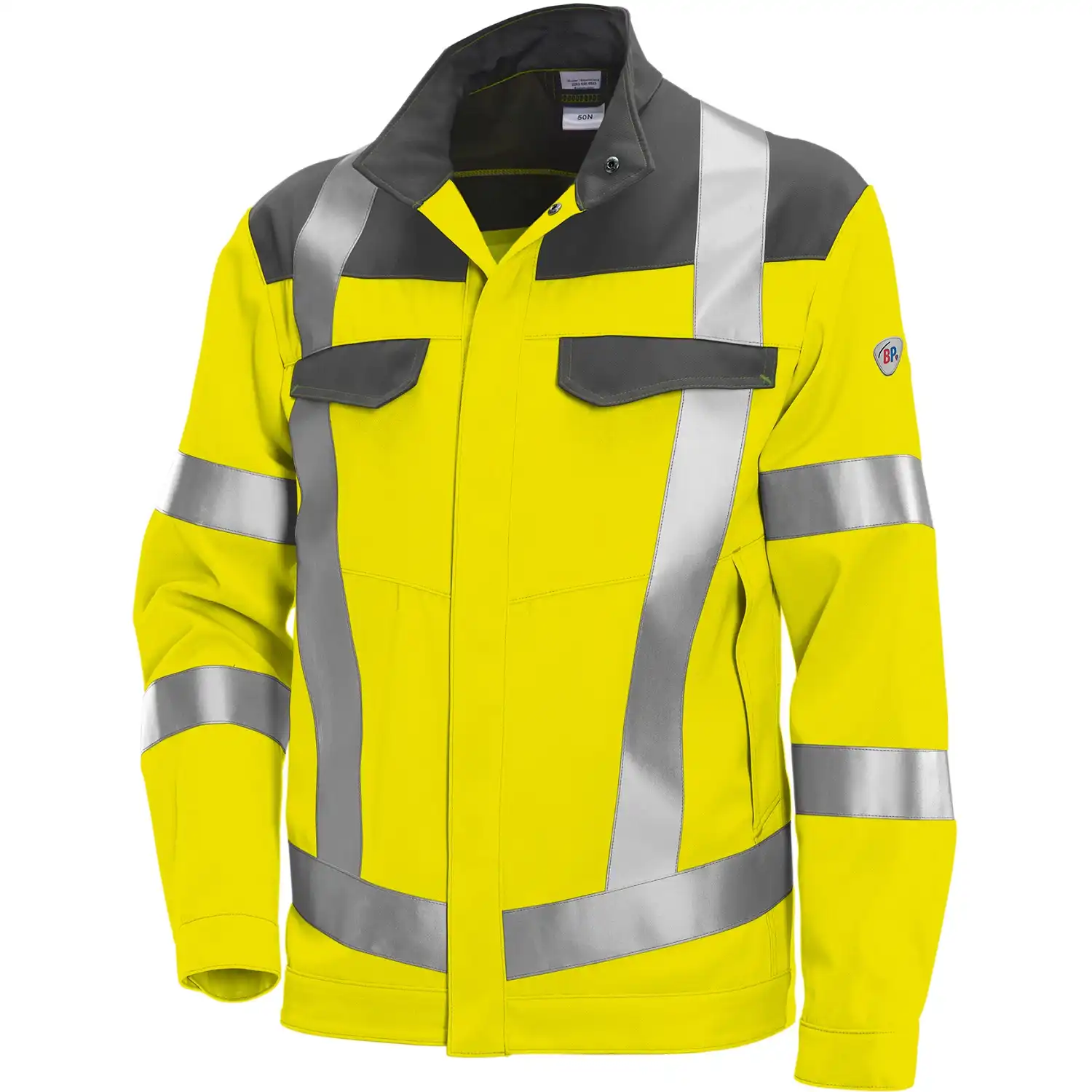 Multinorm Bundjacke "2212-840" Hi-Vis Protect in warngelb/dunkelgrau, 44/46 - Thumbnail 1