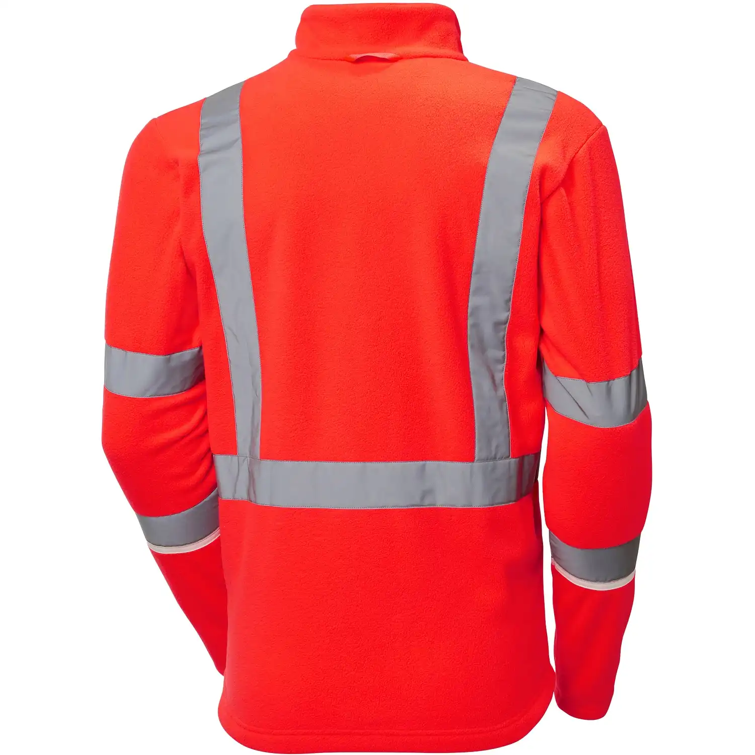 Warnschutz Fleecejacke "UC-ME" Nachtleuchtend in XXL, Rot - Thumbnail 2