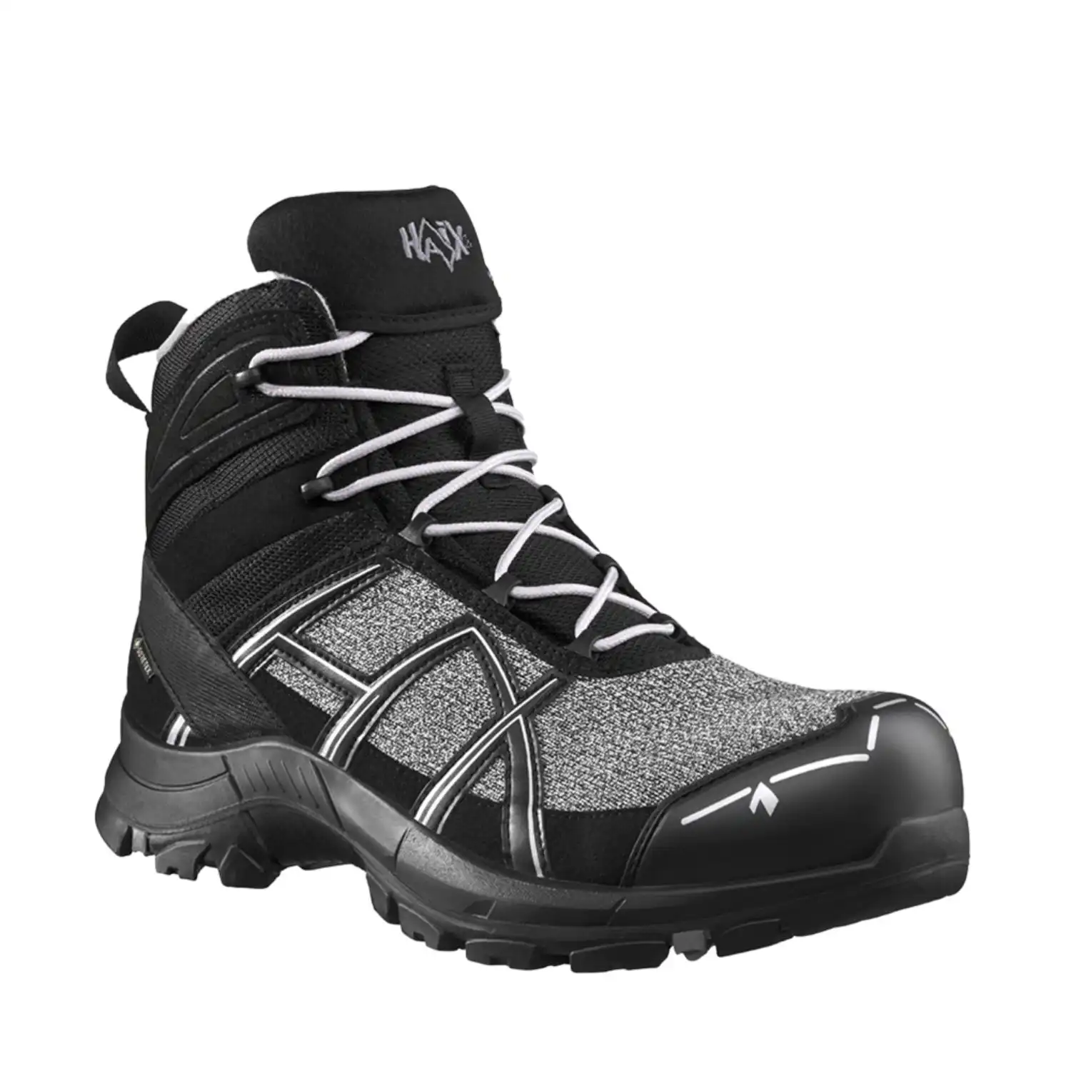 Sicherheitshochschuh S3 "BLACK EAGLE SAFETY PRO MID" black-silver in UK 8.5 (EU 43) - Thumbnail 1
