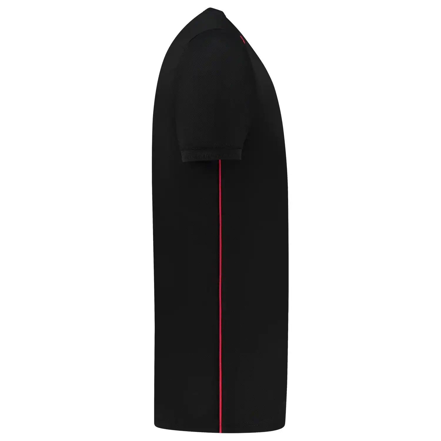 T-Shirt "102703" Accent in black/red, L - Thumbnail 4