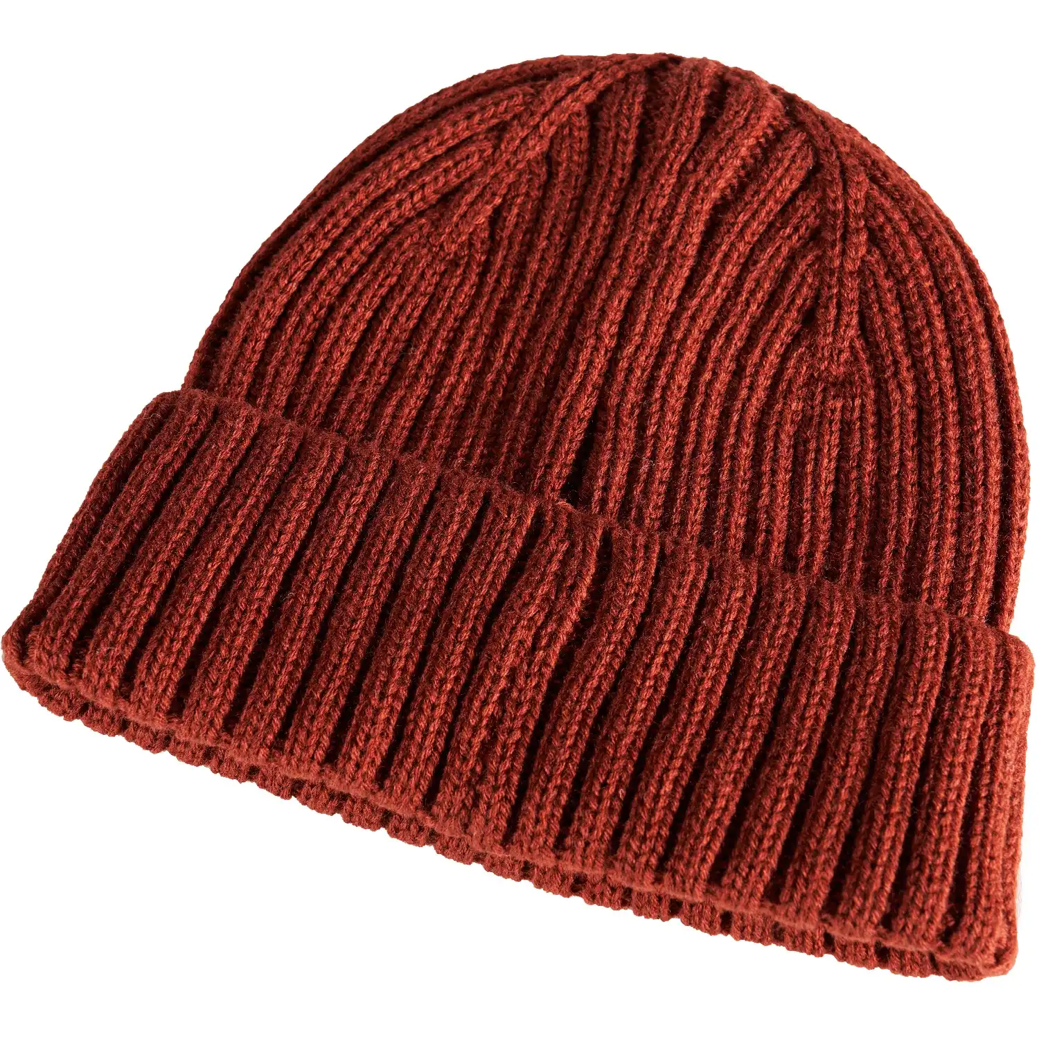 Strickmütze "23050-647" Customized in herbstrot - Thumbnail 1