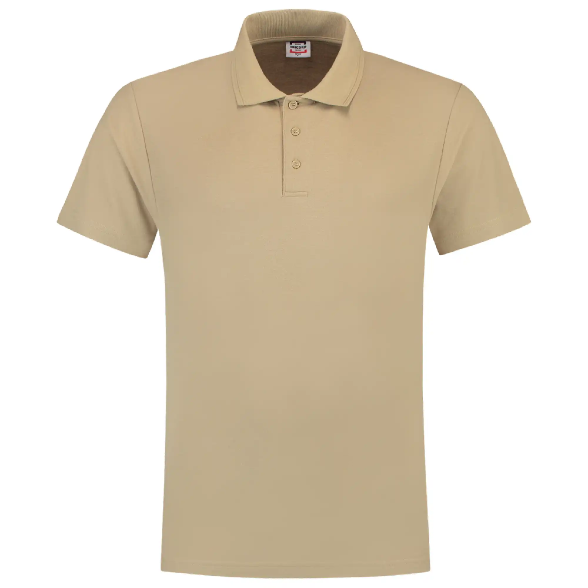 Polo-Shirt "201003" Casual in khaki, L - Thumbnail 1