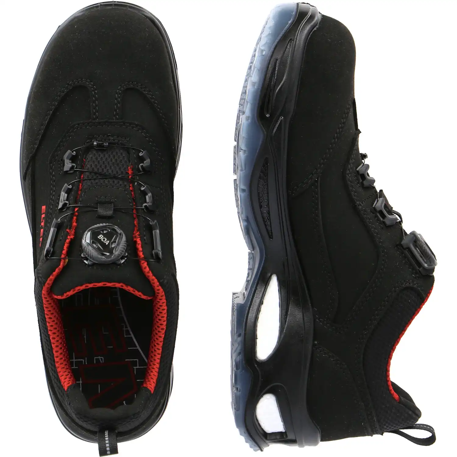 Sicherheitshalbschuhe S2 "OWEN BOA® BLACK LOW" ESD WELLMAXX in 42 - Thumbnail 2