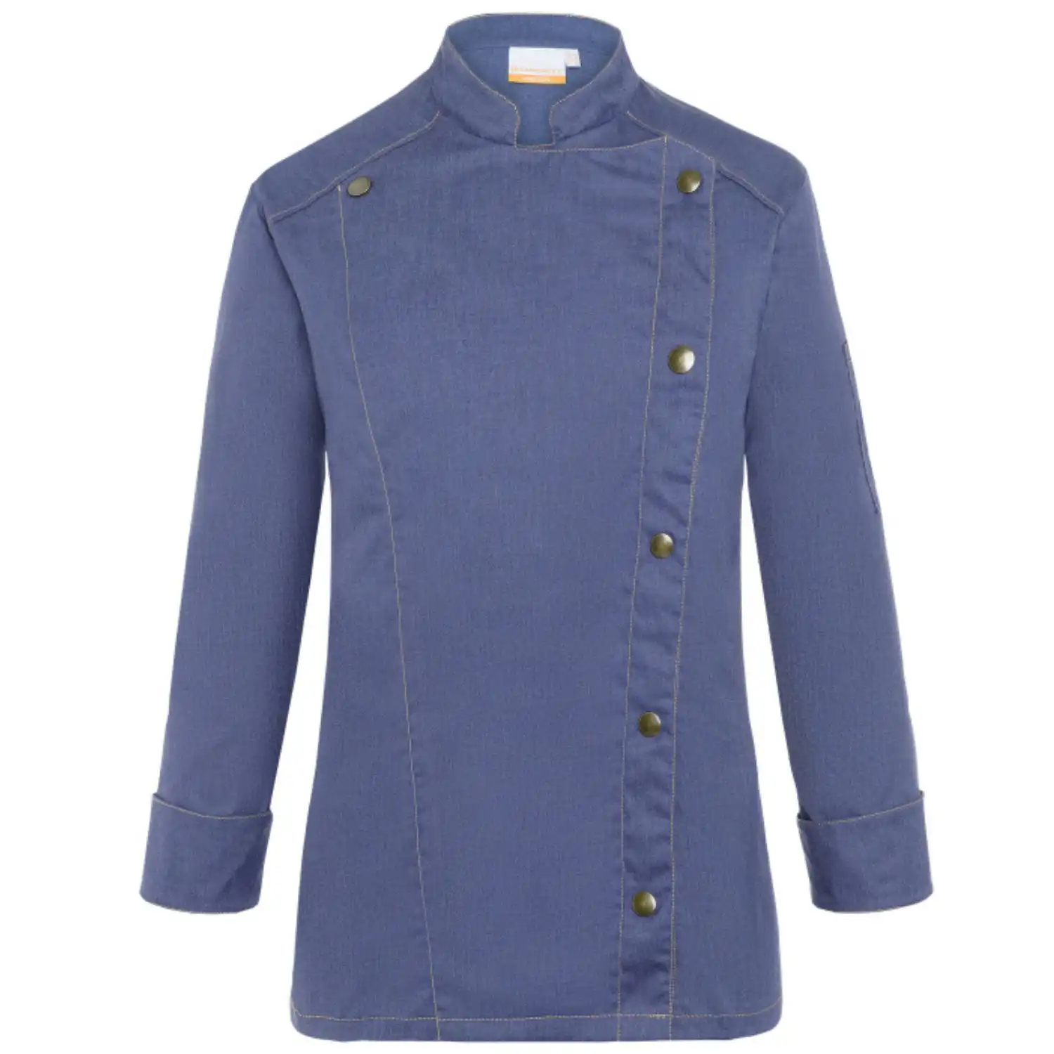 Damen Kochjacke Jeans "JF 20" in 36, vintage blau - Thumbnail 1