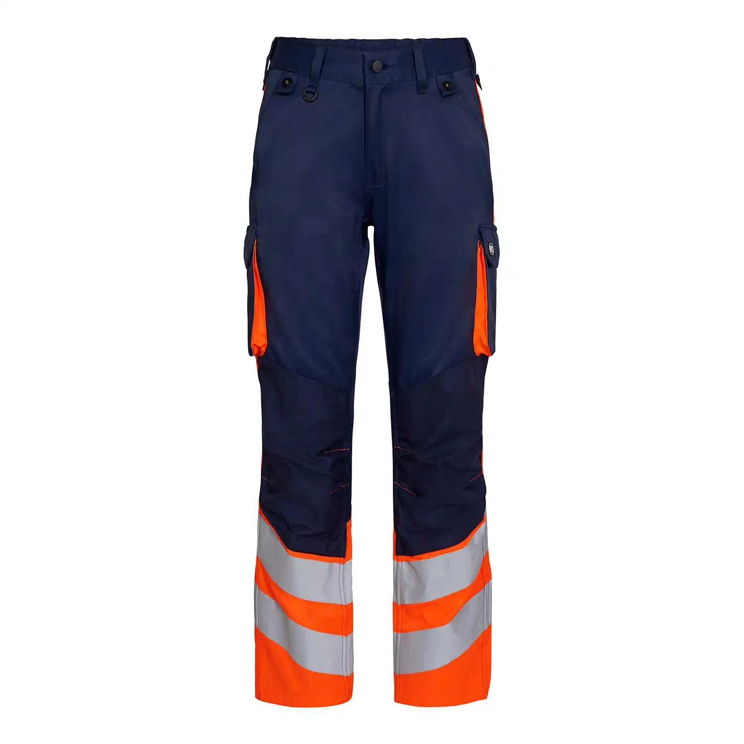 Warnschutz Bundhose "2547-319" Safety leicht Kl. 1 in marine/orange, 48 - Thumbnail 1