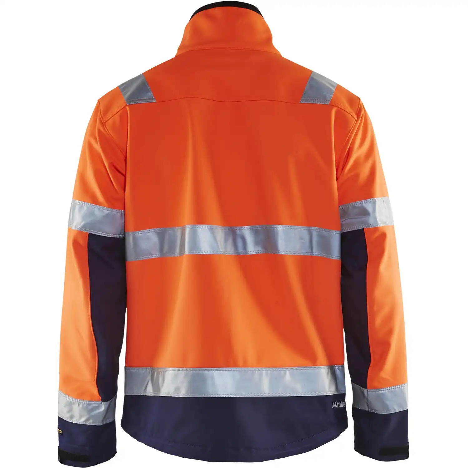 Warnschutz Softshelljacke "4900" in orange/marine, 3XL - Thumbnail 2