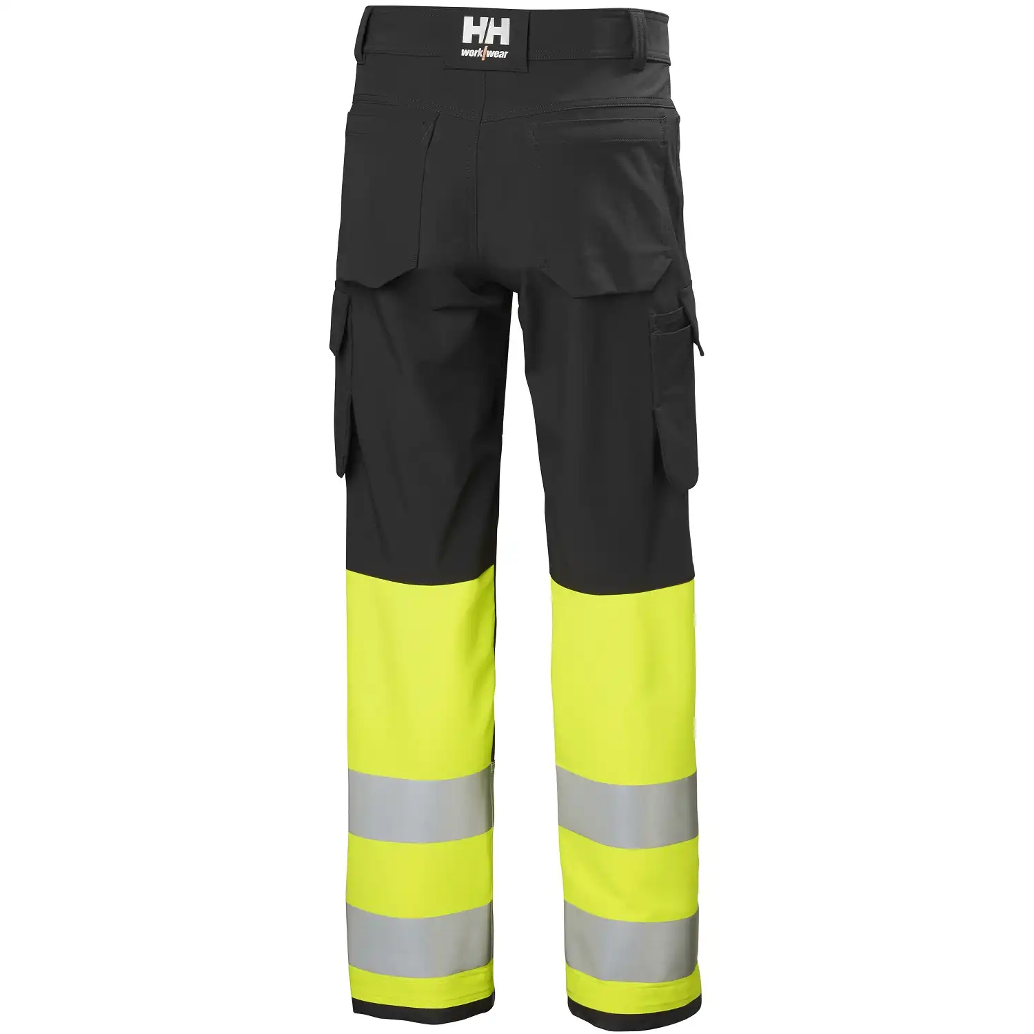 Warnschutz Servicehose "ALNA 4X" in gelb/schwarz, C44 - Thumbnail 2