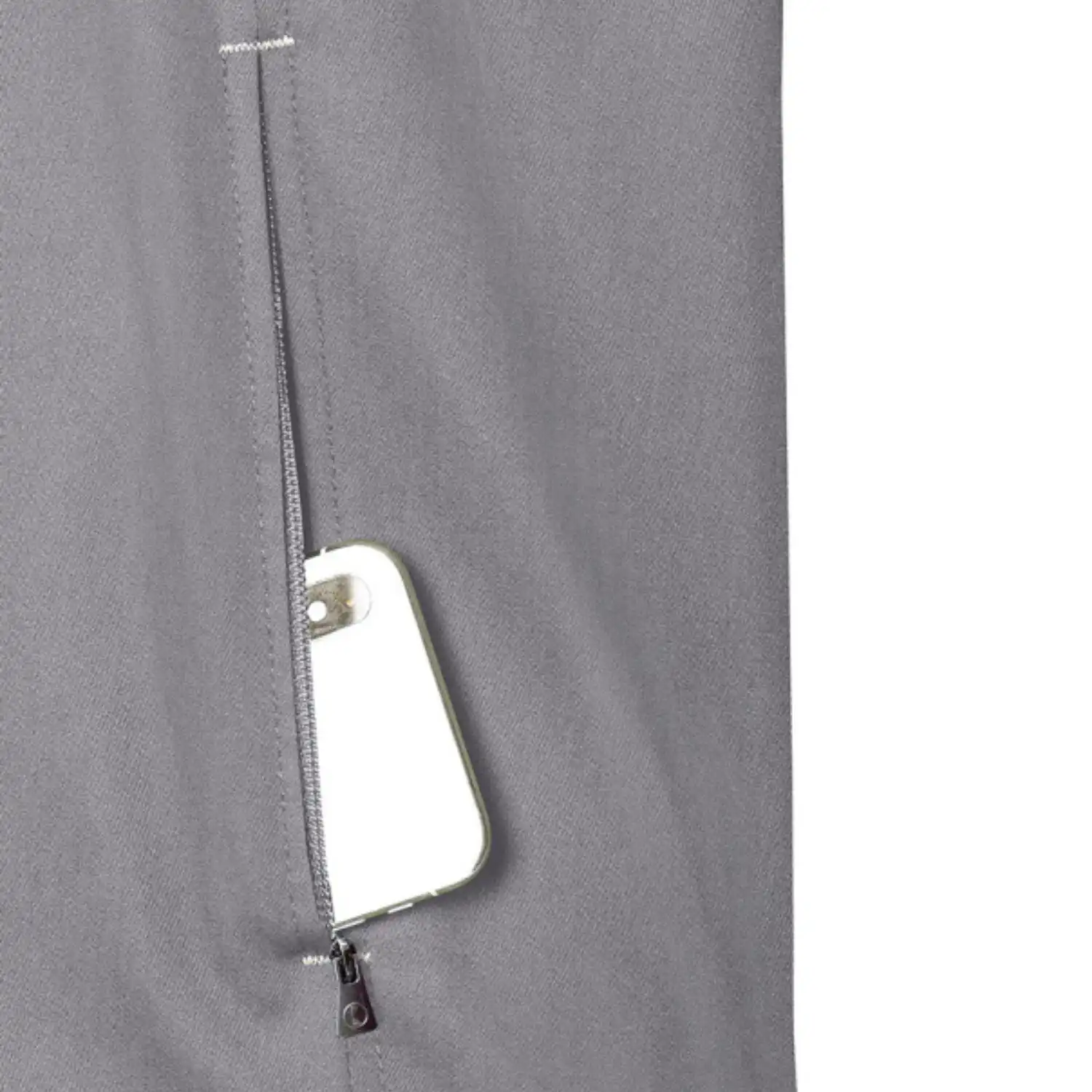 Herren Kochjacke "JM 36" in 54, platingrau - Thumbnail 6