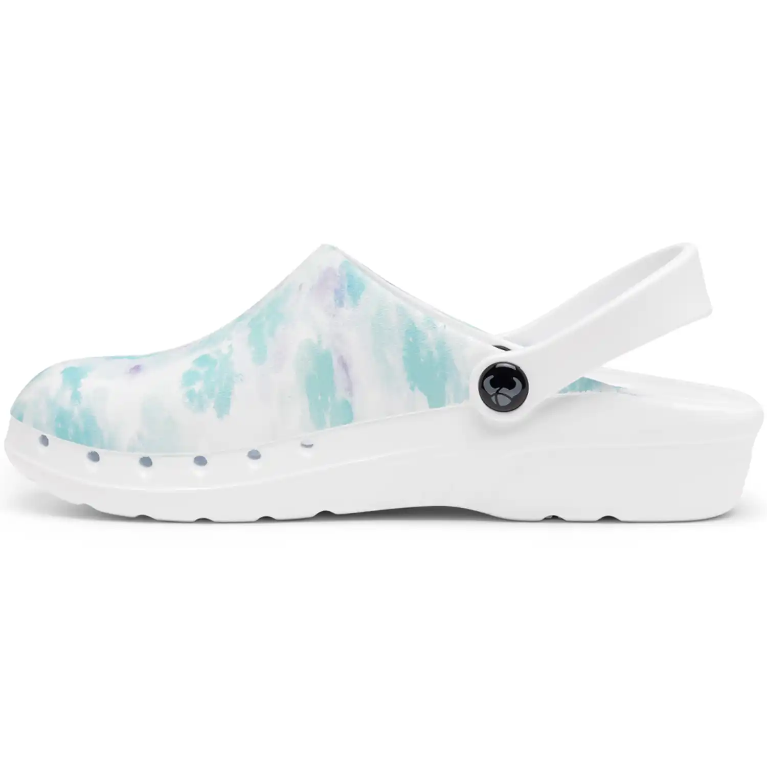 Damen Clogs "ODEN+ PRINT" Water Lower in 41 - Thumbnail 4