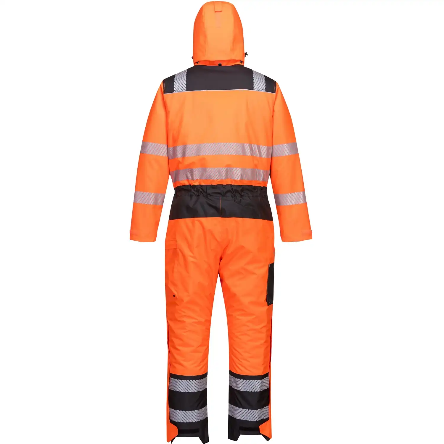 Warnschutz Winteroverall "PW352" PW3 in orange/schwarz, S - Thumbnail 2
