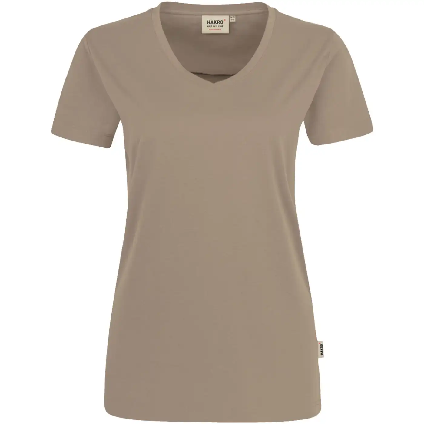 Damen V-Shirt "PERFORMANCE" 181 in khaki, L - Thumbnail 1