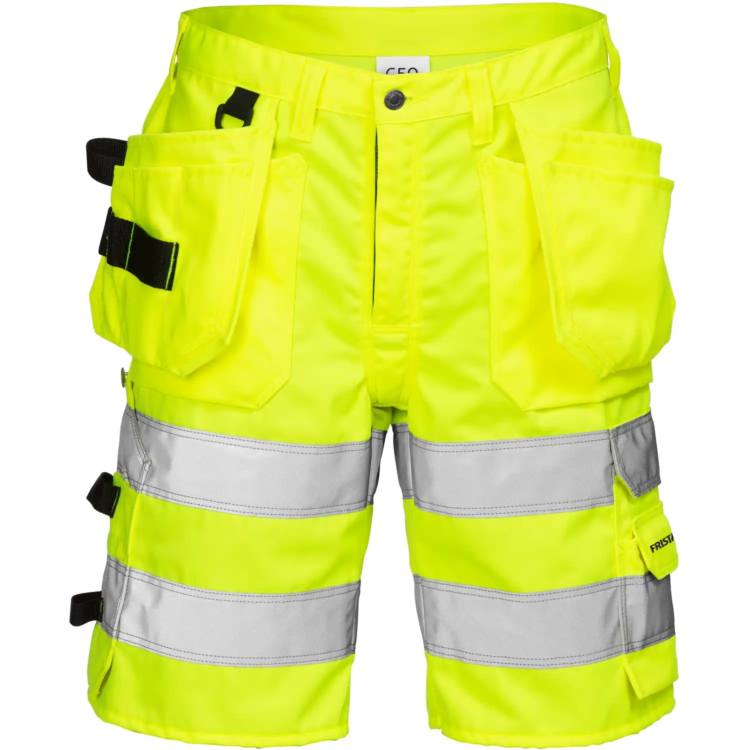 Warnschutz Handwerkershorts "2028 PLU" Trofta in gelb, C46 - Thumbnail 1