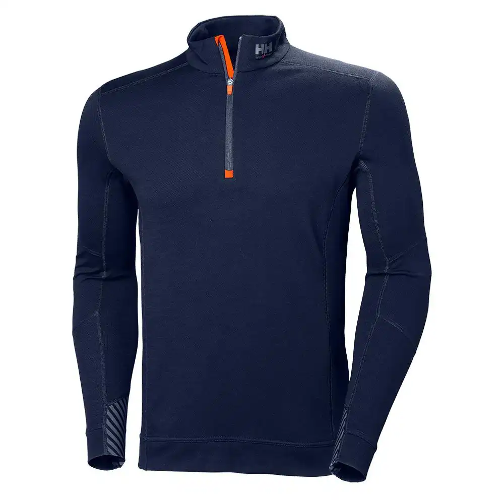 Langarm-Shirt "LIFA MERINO" Halfzip in navy, XXL - Thumbnail 1