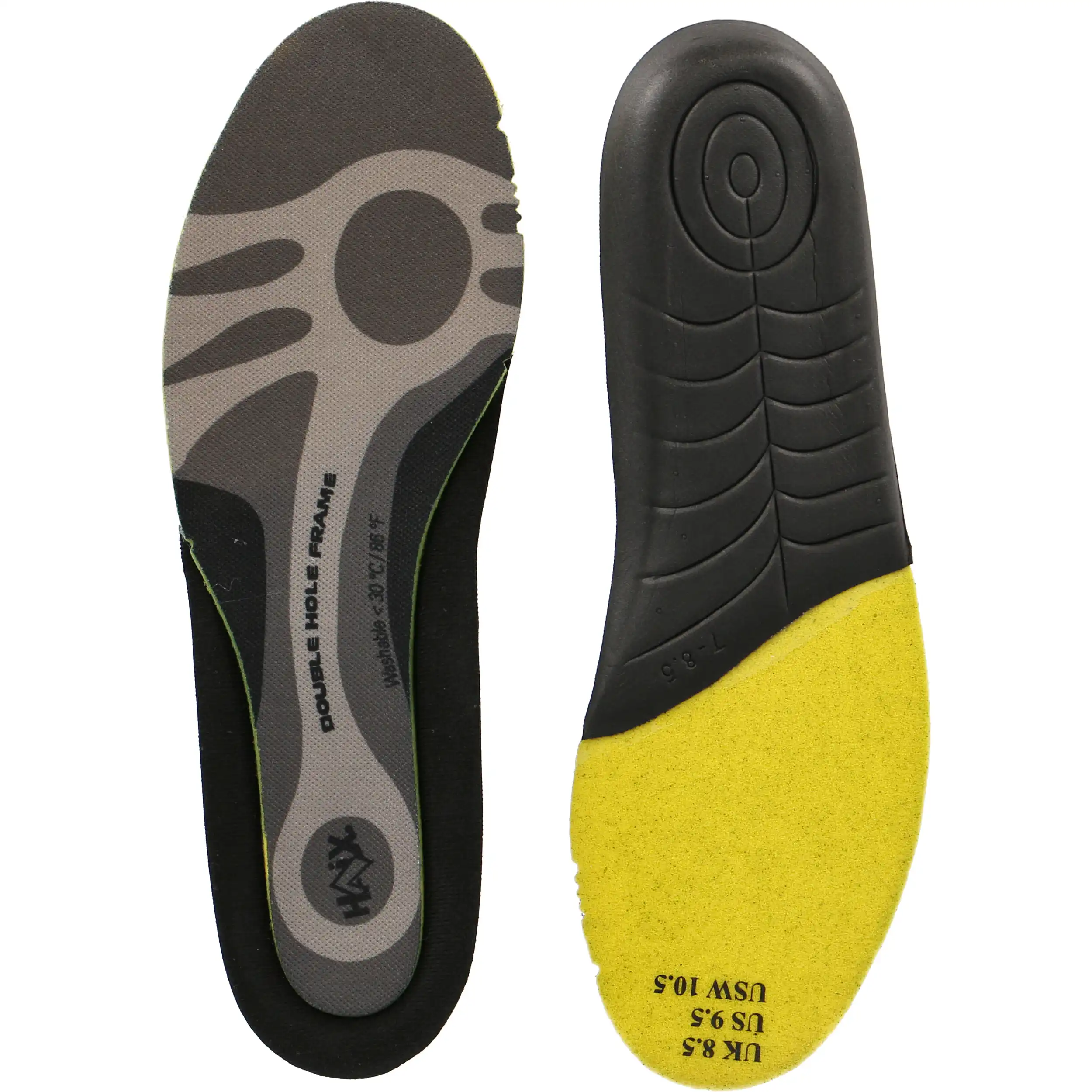 Einlegesohle "Soft" Schwarz/Gelb in UK 11 (EU 46) - Thumbnail 1