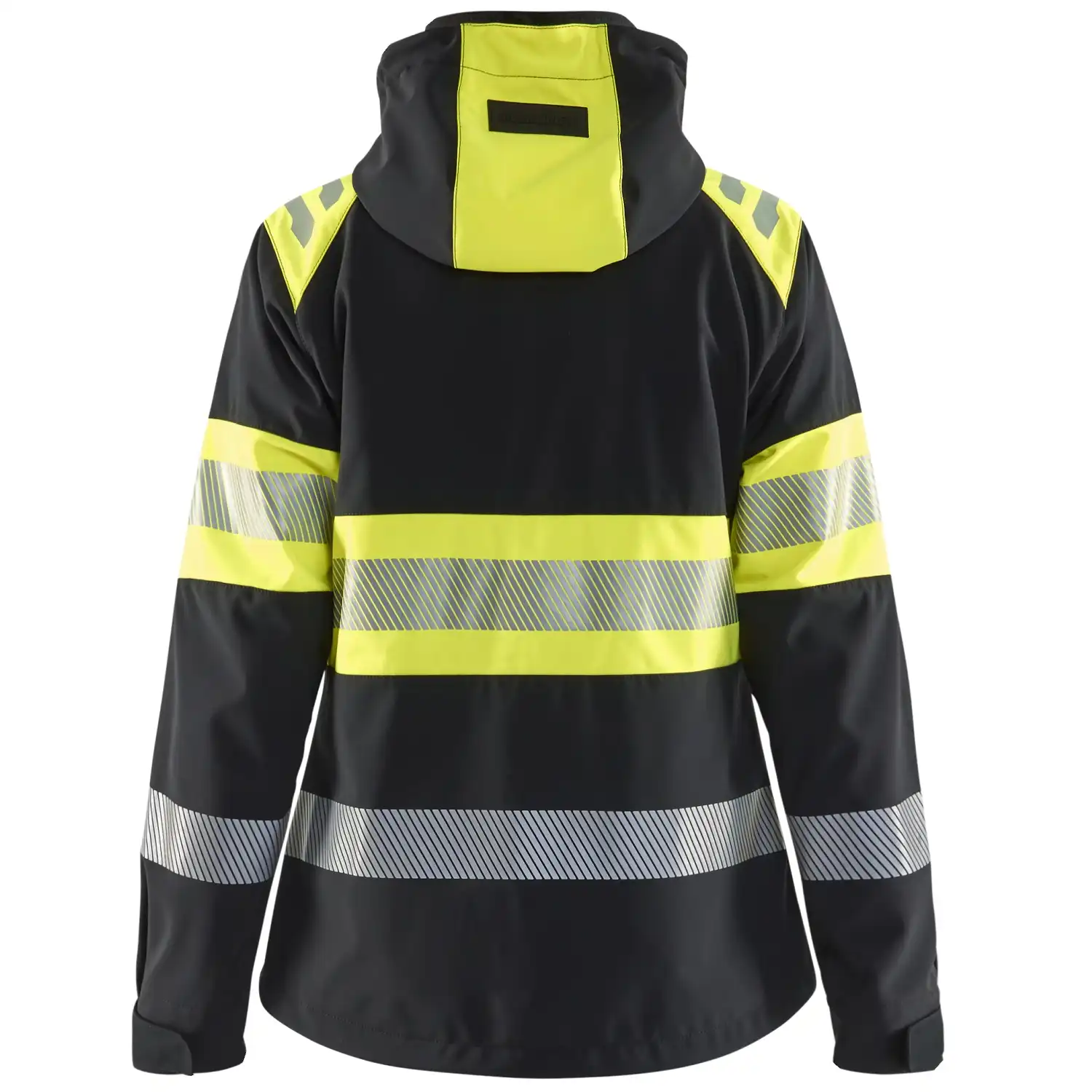 Damen Warnschutz Softshelljacke Kl. 1 "4404" in schwarz/gelb, S - Thumbnail 2
