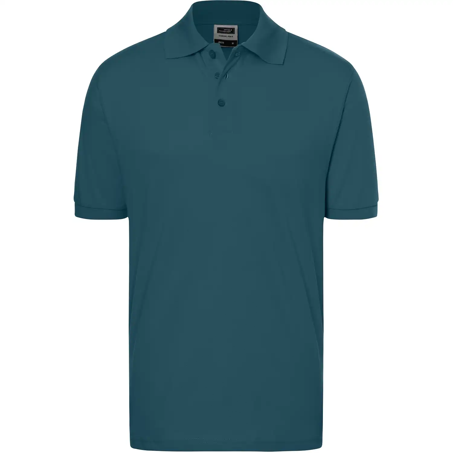 Polo-Shirt Classic "JN070" in petrol, XL - Bild 1