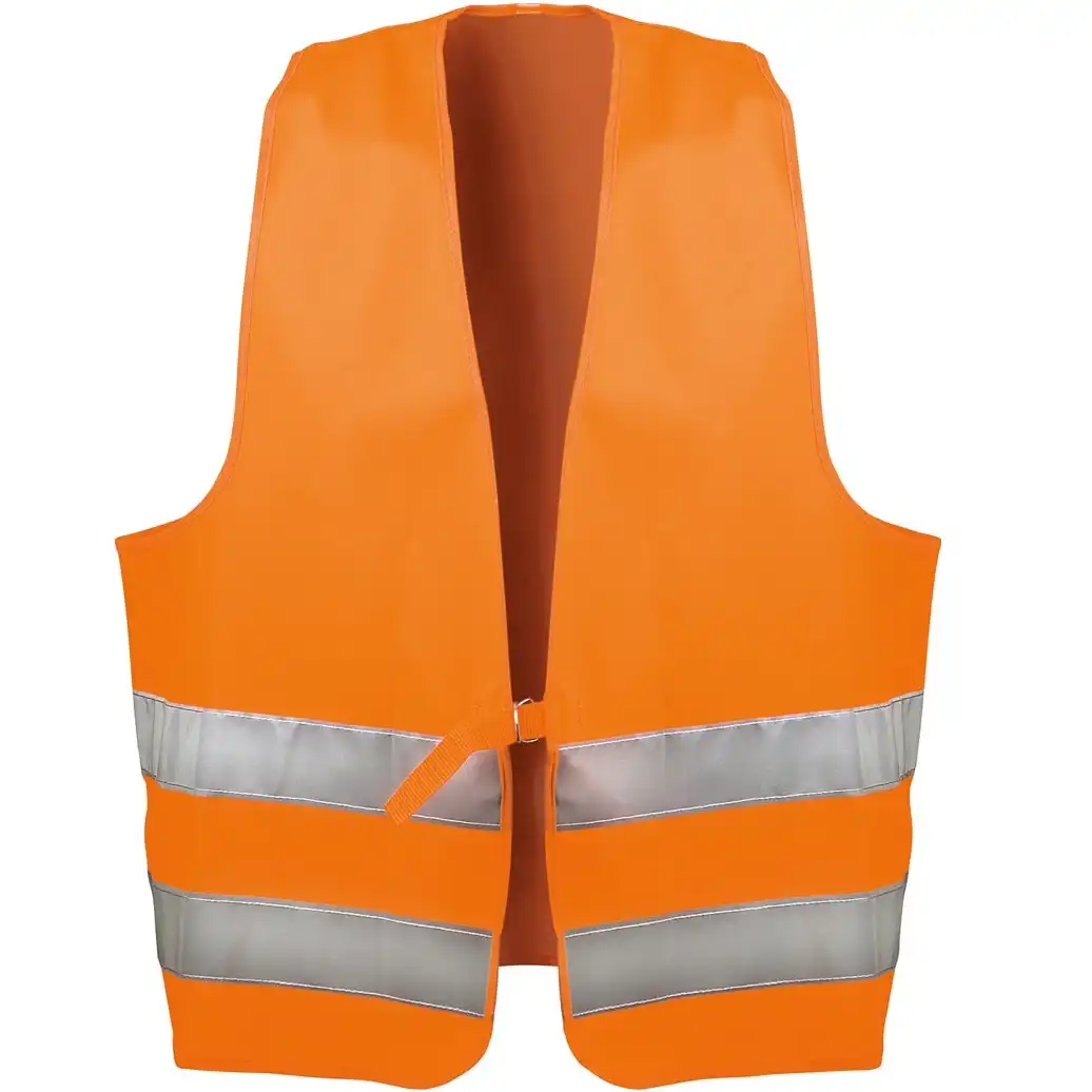 Mischgewebe-Warnweste "BASIC" Kl. 2 in Orange, L - Thumbnail 1