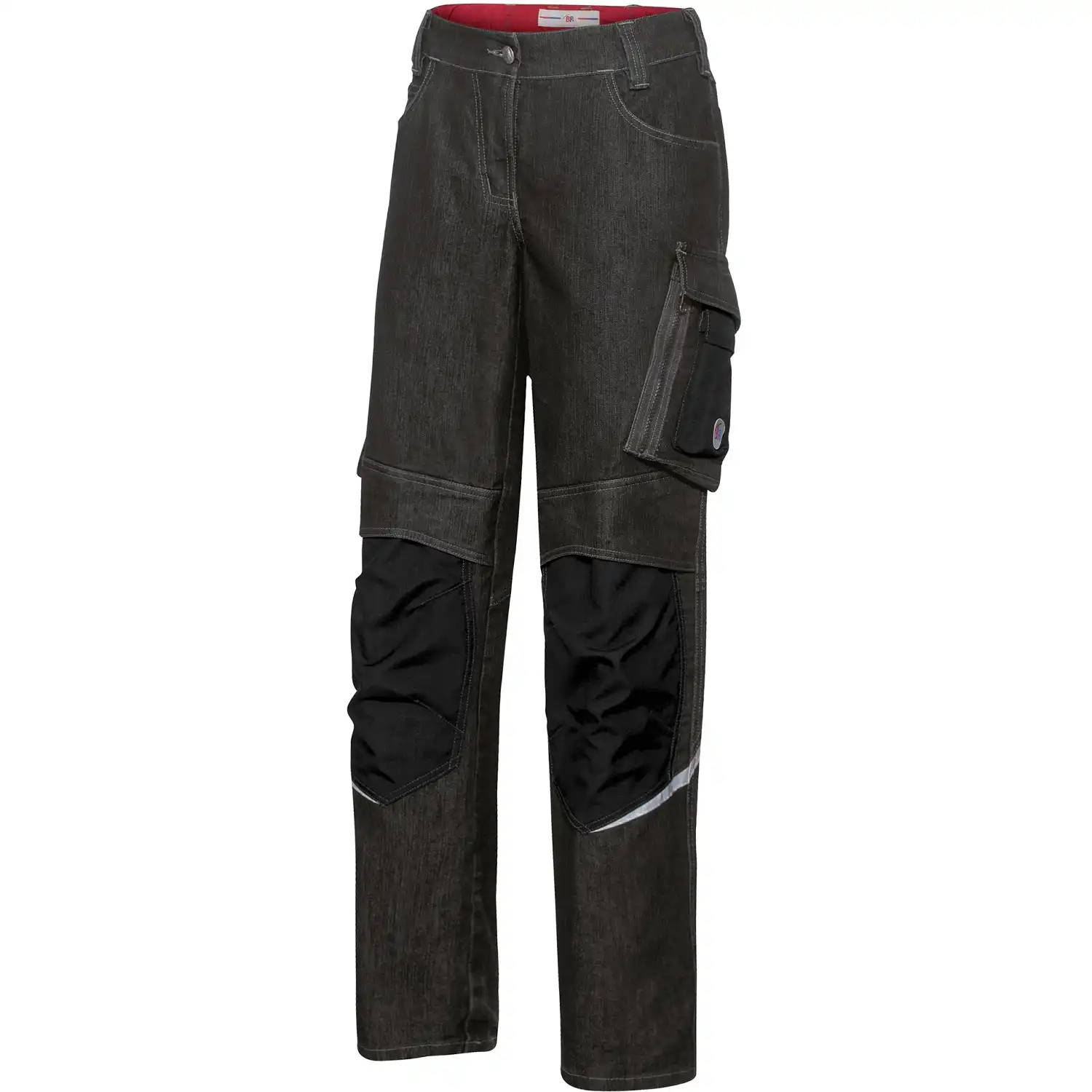 Damen Jeans-Bundhose "1973-031" Bplus in black washed, 32/34 - Bild 1