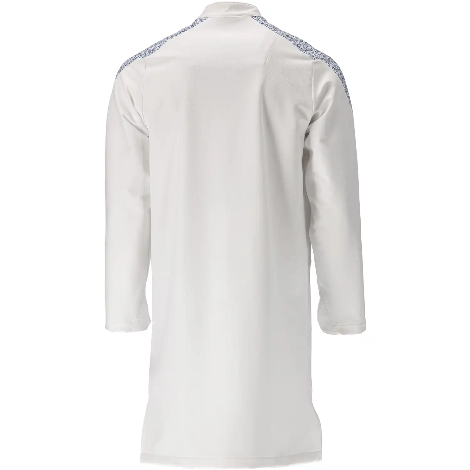 Stretch Arbeitsmantel "20154-511" Food & Care in weiß/azurblau, XS - Thumbnail 2