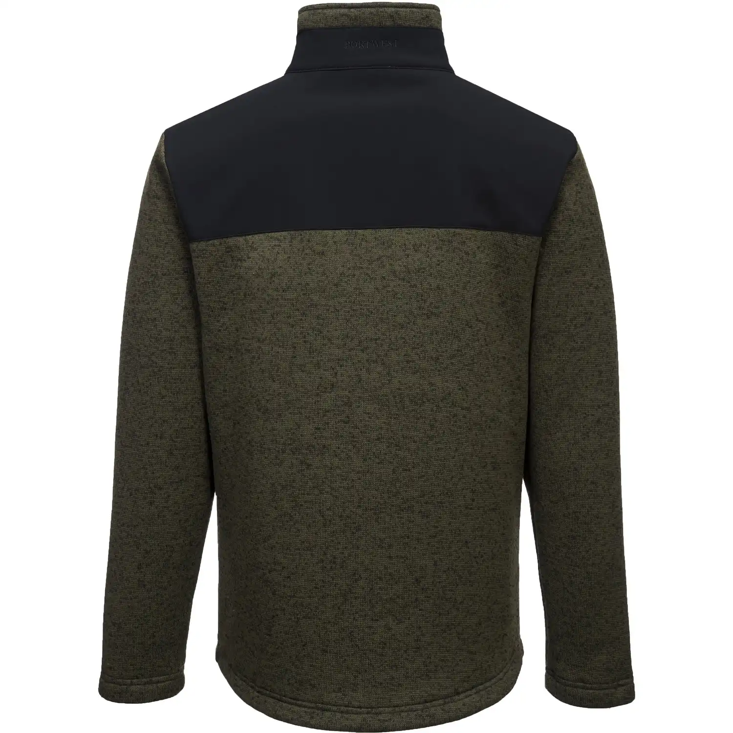 Strickfleecejacke "T830" KX3 in olive, XL - Thumbnail 2