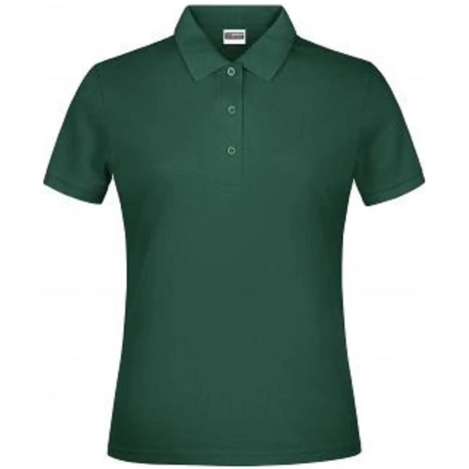 Damen Basic Polo Lady in dark-green, XXL - Thumbnail 1