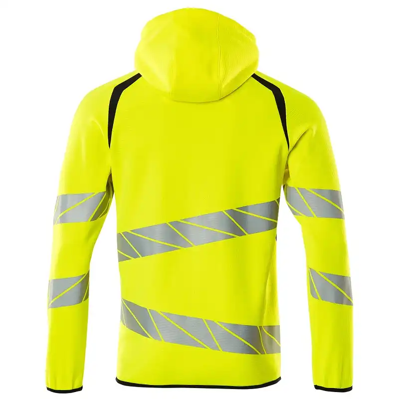 Warnschutz Kapuzensweatshirt "ACCELERATE SAFE" in gelb/schwarzblau, XXL - Thumbnail 2