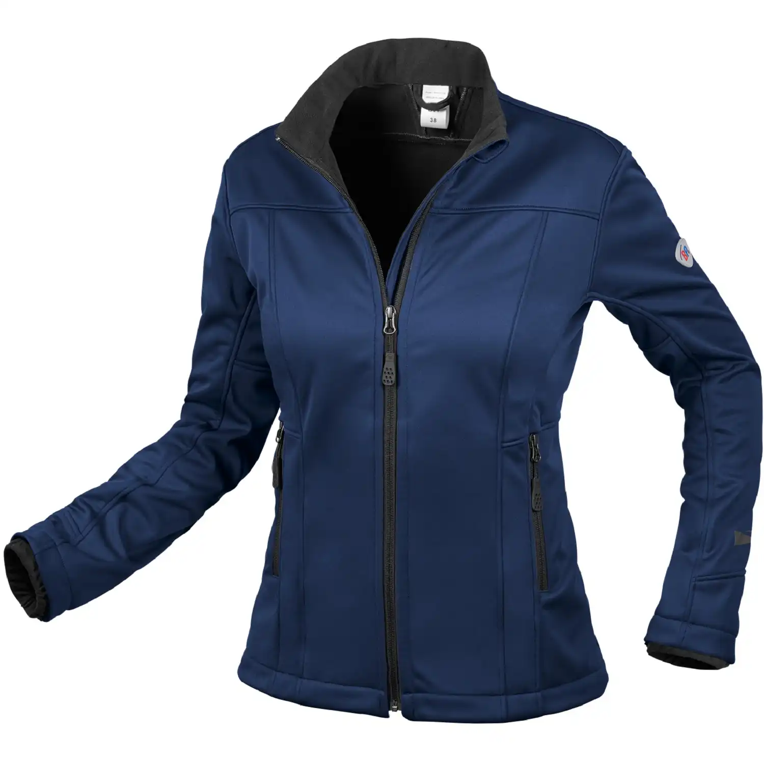 Damen Softshelljacke "1695-571" in nachtblau, XS - Thumbnail 1
