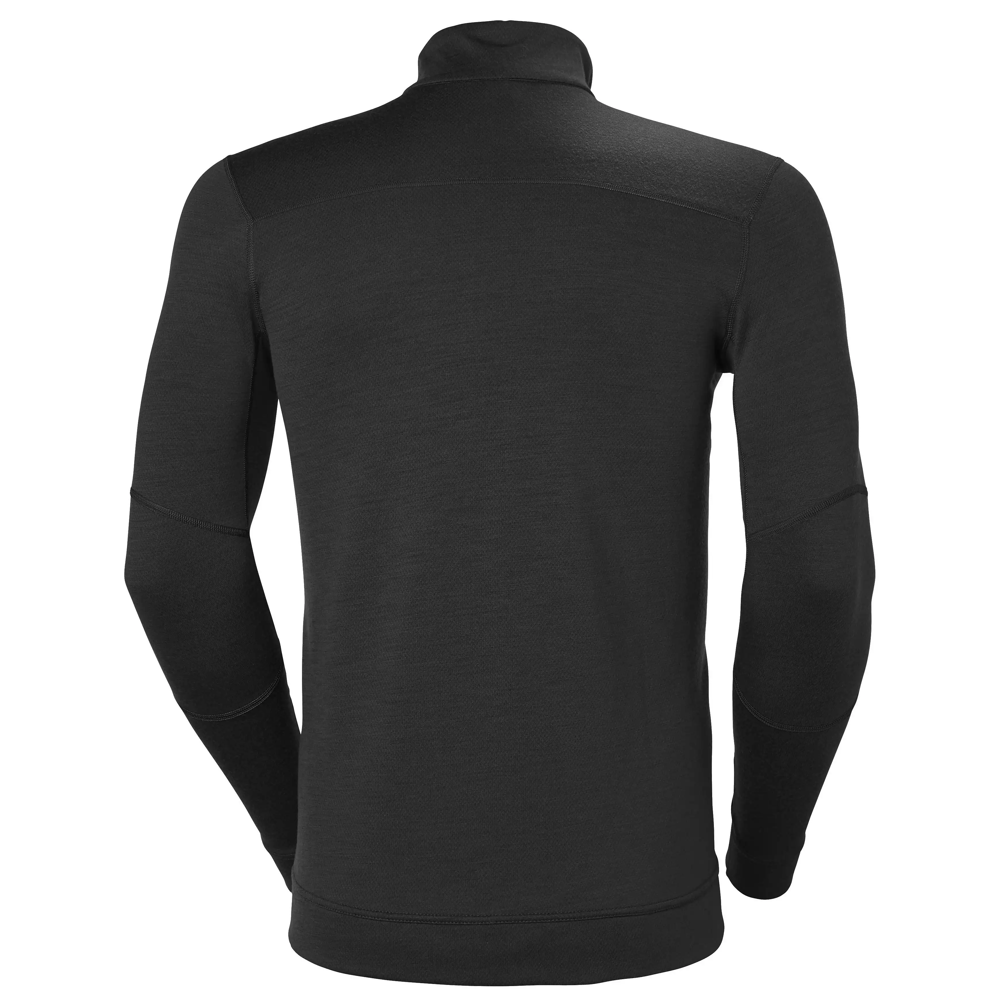 Zip-Shirt "LIFA" in schwarz, L - Thumbnail 2