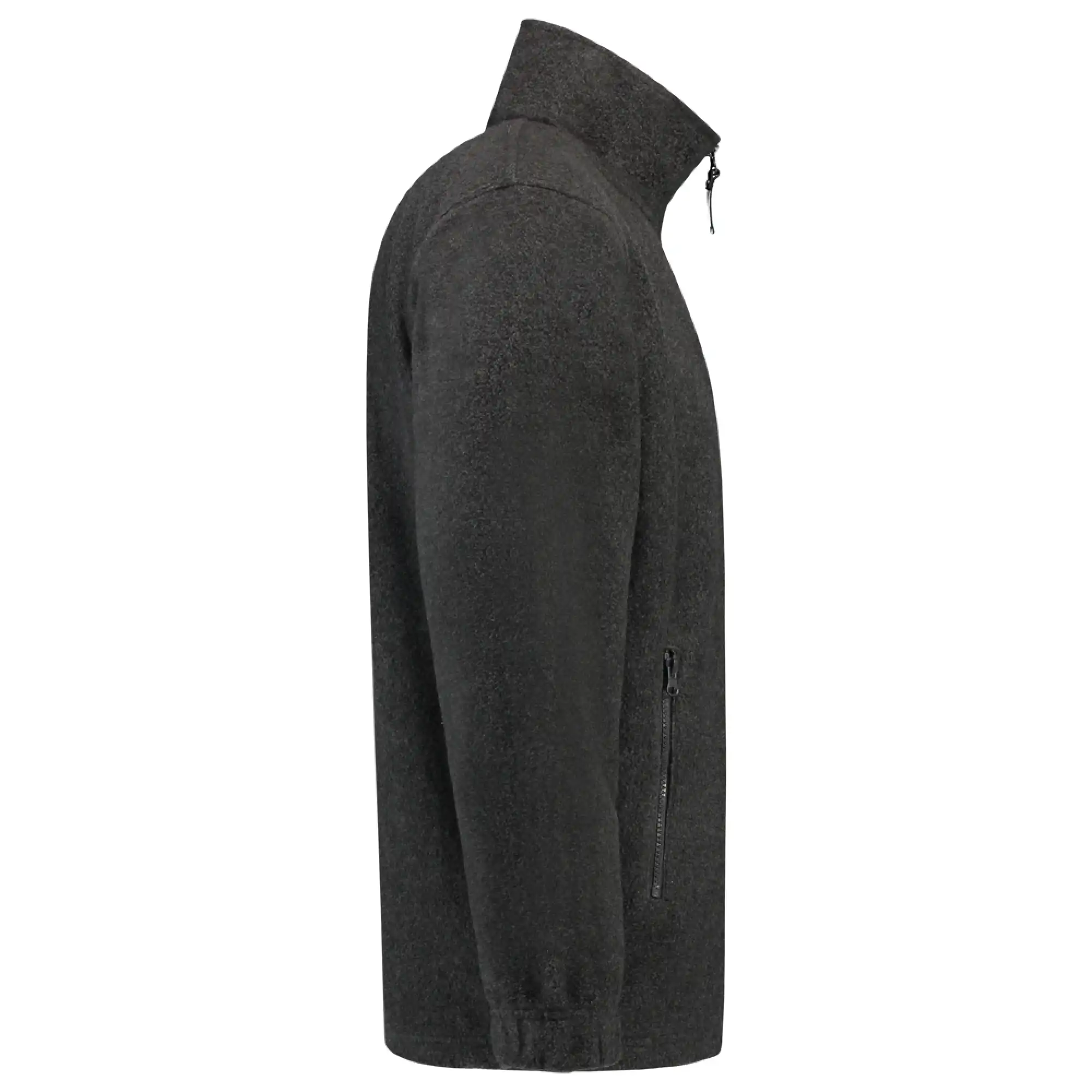 Fleecejacke "301002" Casual in XS, anthracite melange - Thumbnail 4