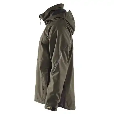 Funktions Winterjacke "4890" in dunkeloliv/schwarz, L - Thumbnail 3