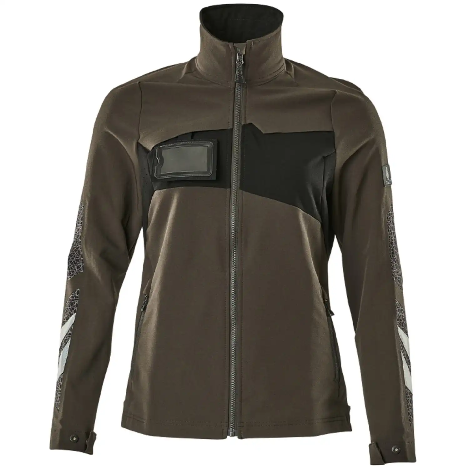 Damen Stretch-Bundjacke "ACCELERATE" in dunkelanthrazit/schwarz, XS - Bild 1