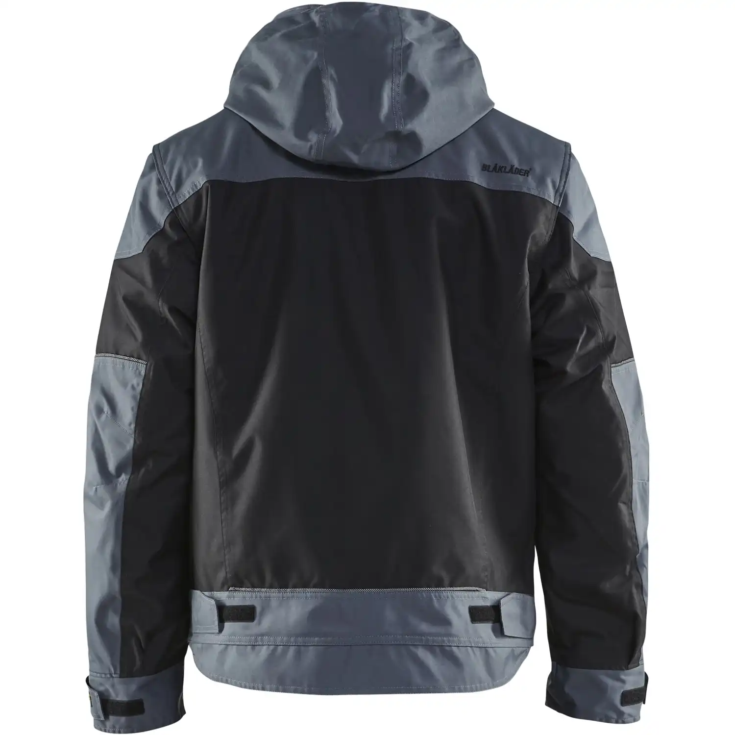 Winterjacke mit Kapuze "4886" in schwarz/grau, L - Thumbnail 2