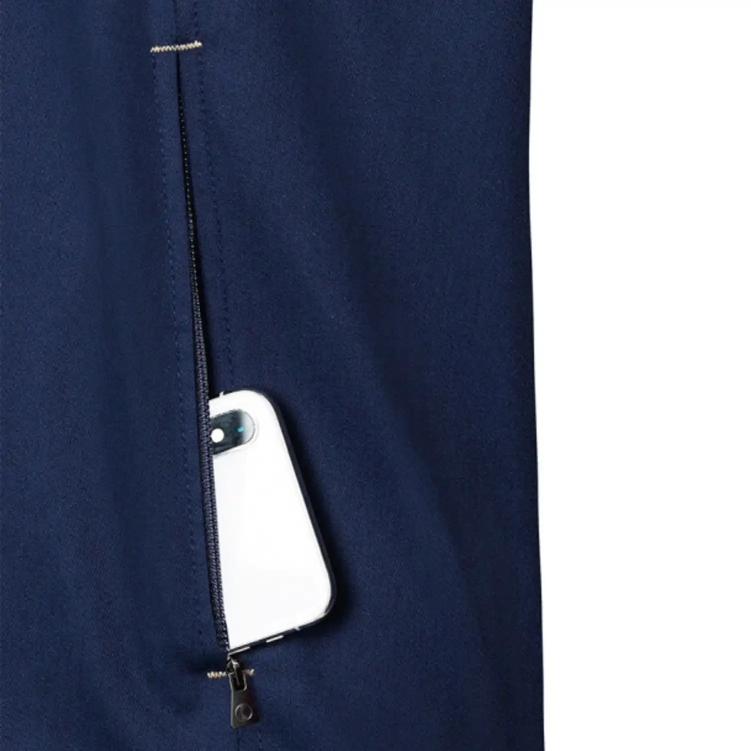 Herren Kochjacke "JM 36" in stahlblau, 46 - Thumbnail 6