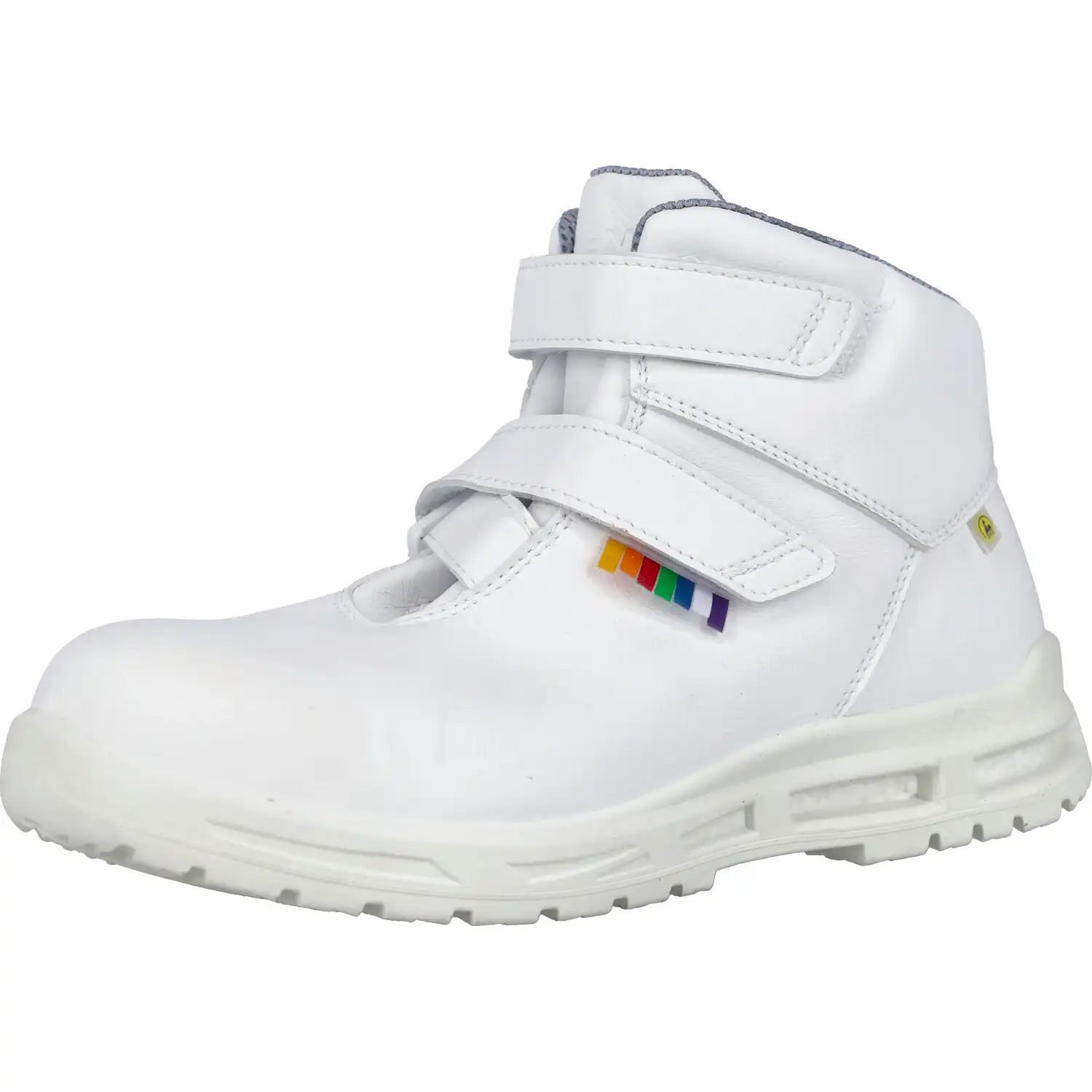 Sicherheitshochschuhe S3 "BRAYDEN XXTM WHITE STRAP MID" ESD WELLMAXX in 37 - Thumbnail 1