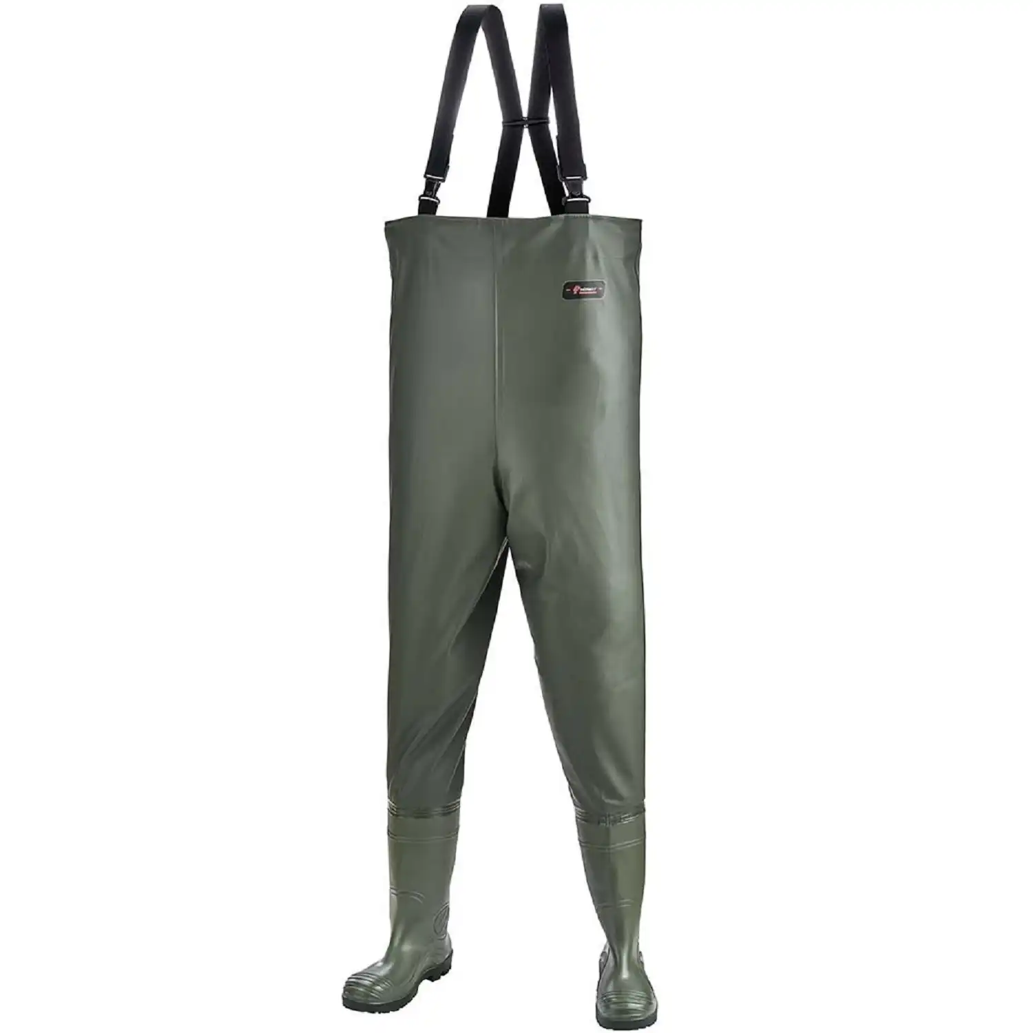 Standard-Wathose 400g/m² mit Stiefel S5 grün in 46 - Bild 1