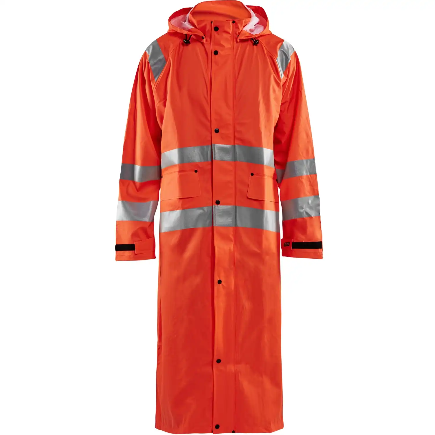 Warnschutz Regenmantel "4325" Level 1 in Orange, XL - Bild 1