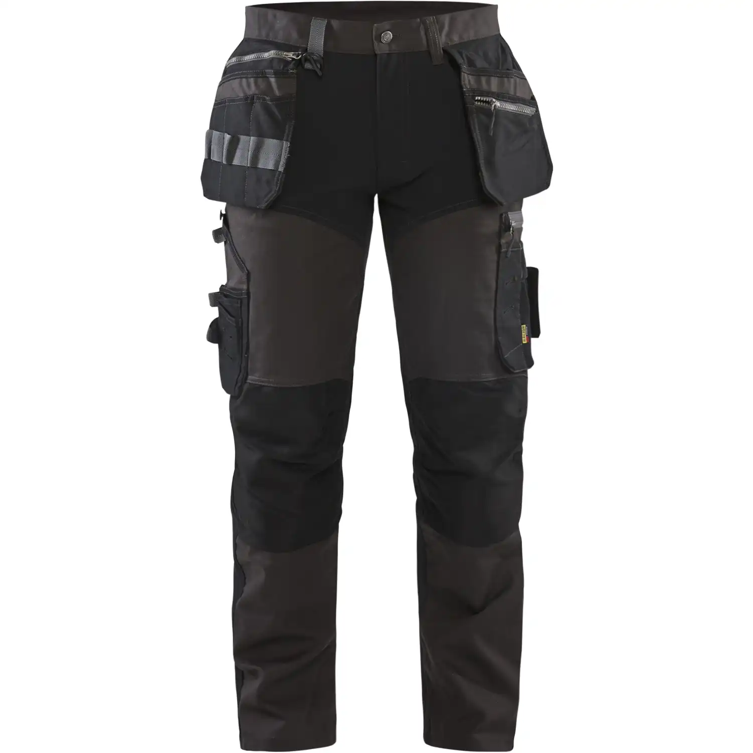 Stretch Handwerkerhose "1599" in dunkelgrau/schwarz, C146 - Thumbnail 1