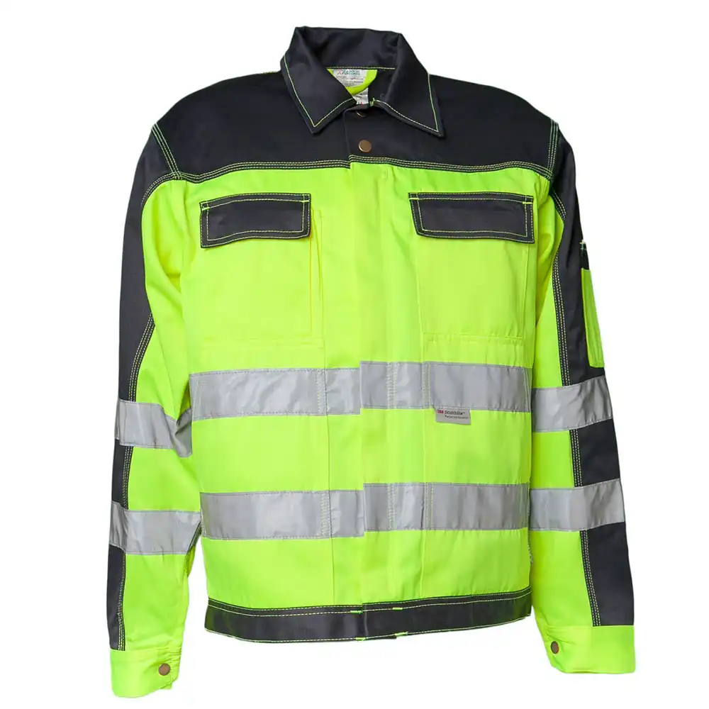 Warnschutz Bundjacke "KONTRAST" in gelb/marine, 56 - Thumbnail 1